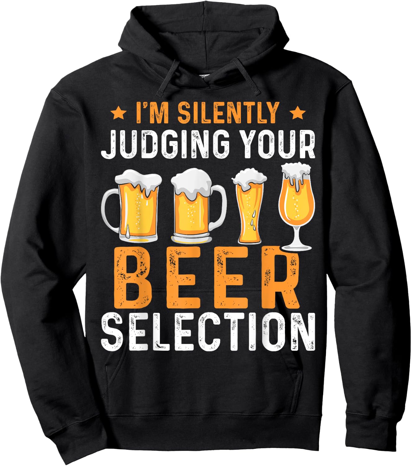 Judge Your Beer Selection Design Hoodie - Hoodie | Black