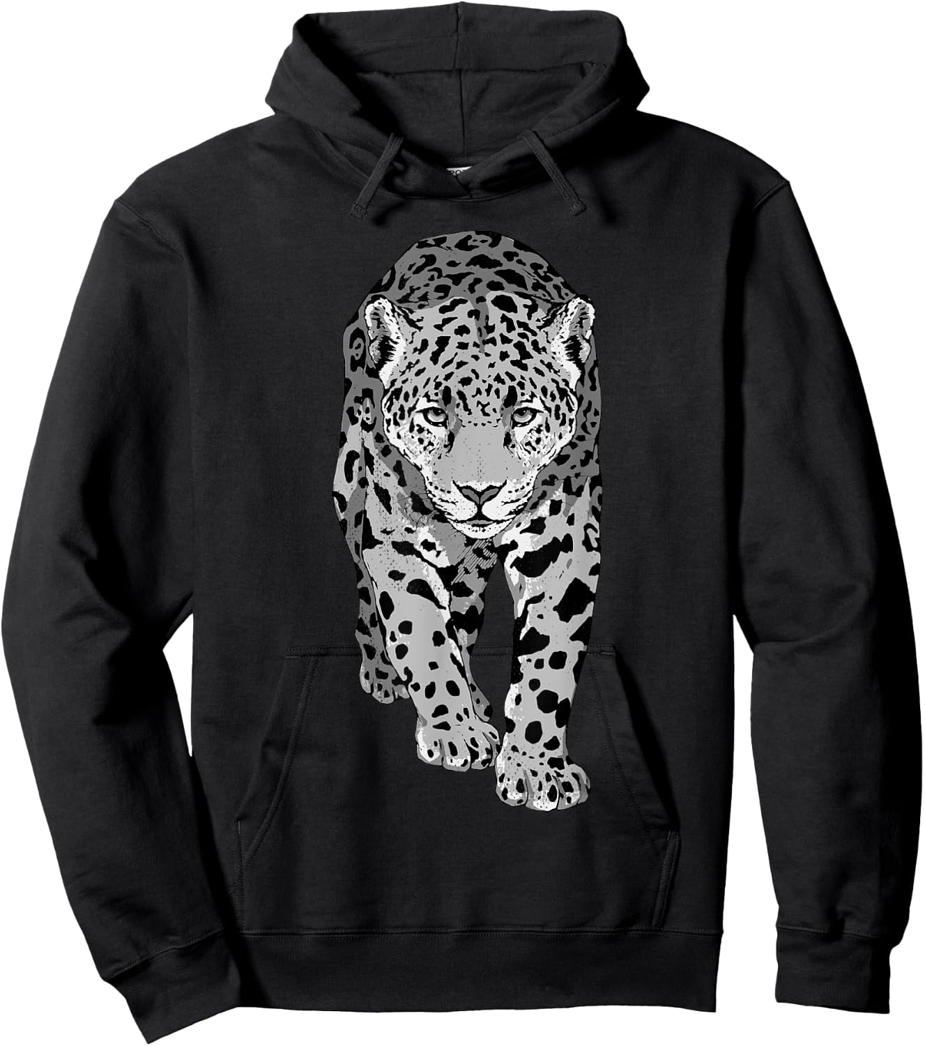 Cool Jaguar with powerful look with his beautiful eyes. Hoodie - Hoodie | Black
