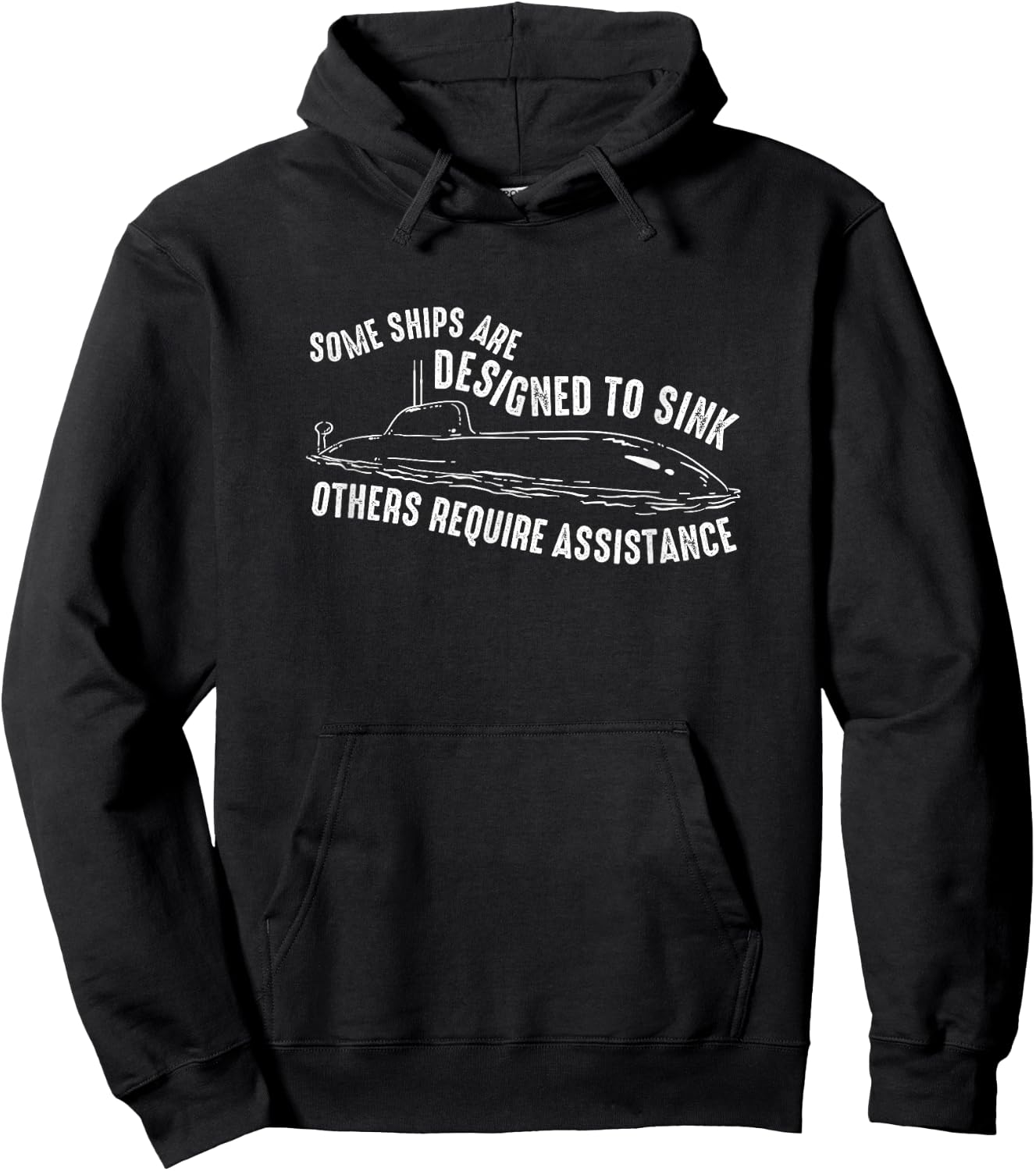 Submariner Quote Submersible Nuclear-Powered Submarine Hoodie - Hoodie | Black