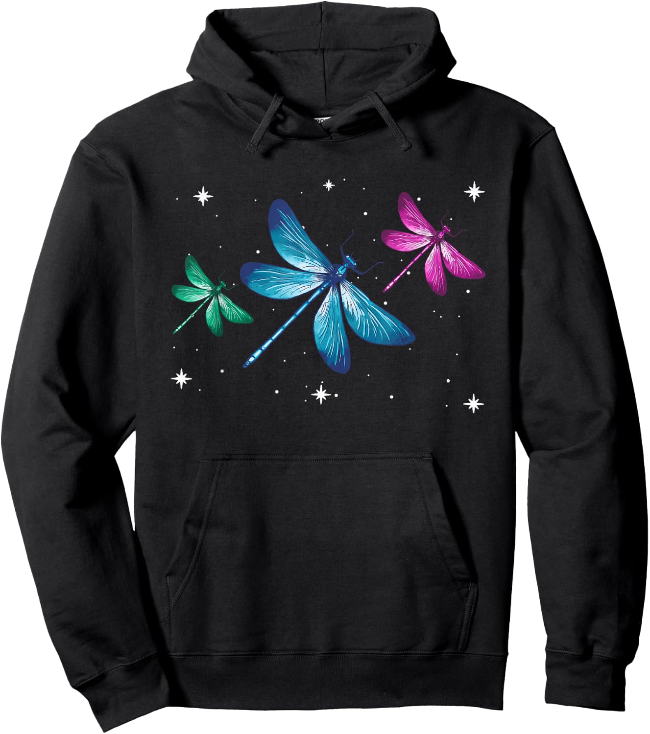 Dragonfly Inspirational Spiritual Animal Hoodie - Hoodie | Black