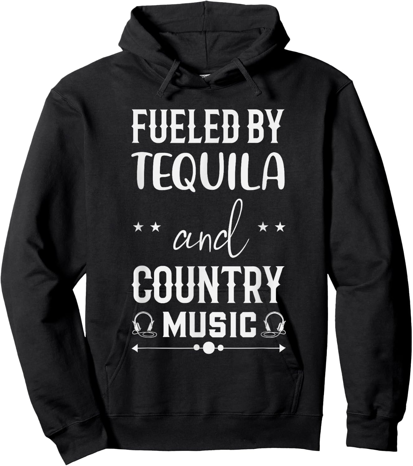 Funny Tequila Country Music Party Drinking Vibes Western Hoodie - Hoodie | Black