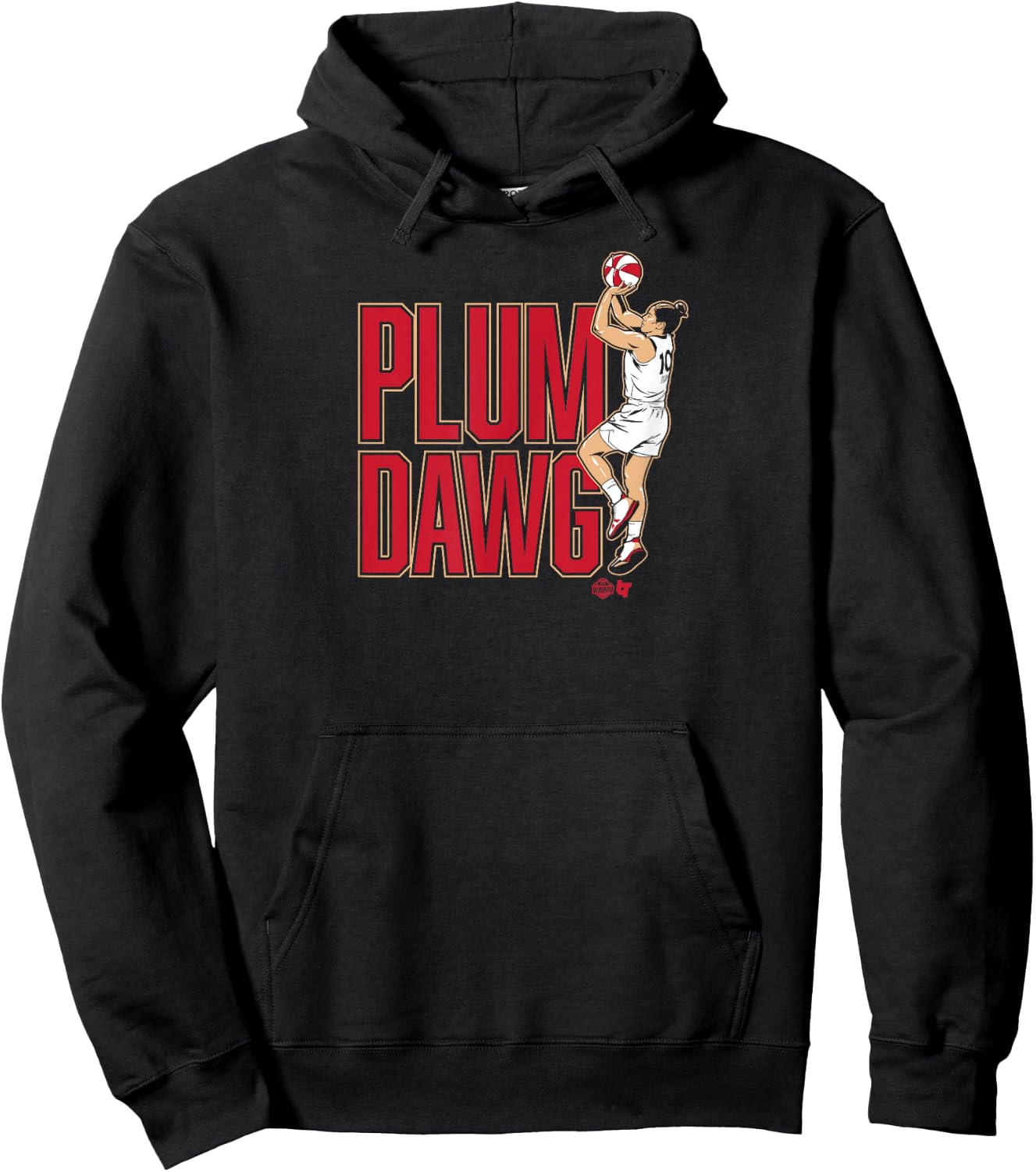 Kelsey Plum: Plum Dawg - Las Vegas Basketball Hoodie - Hoodie | Black
