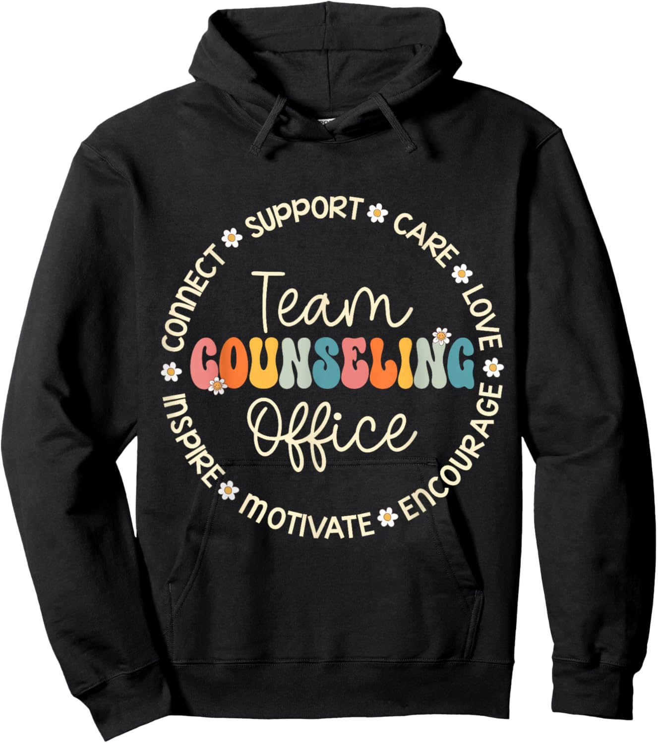 Team Counseling Office Appreciation Week Back to School Hoodie - Hoodie | Black