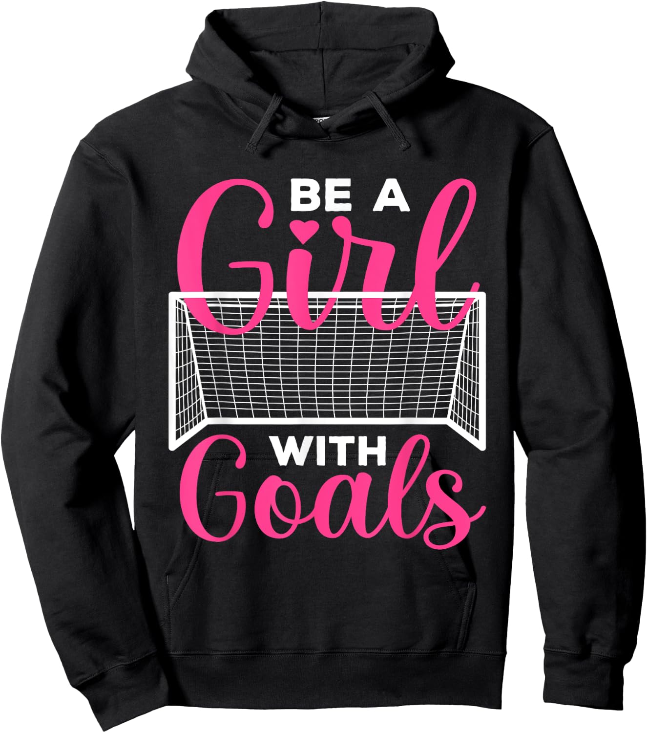 Funny Soccer Art For Girls Teens Women Soccer Lovers Players Hoodie - Hoodie | Black
