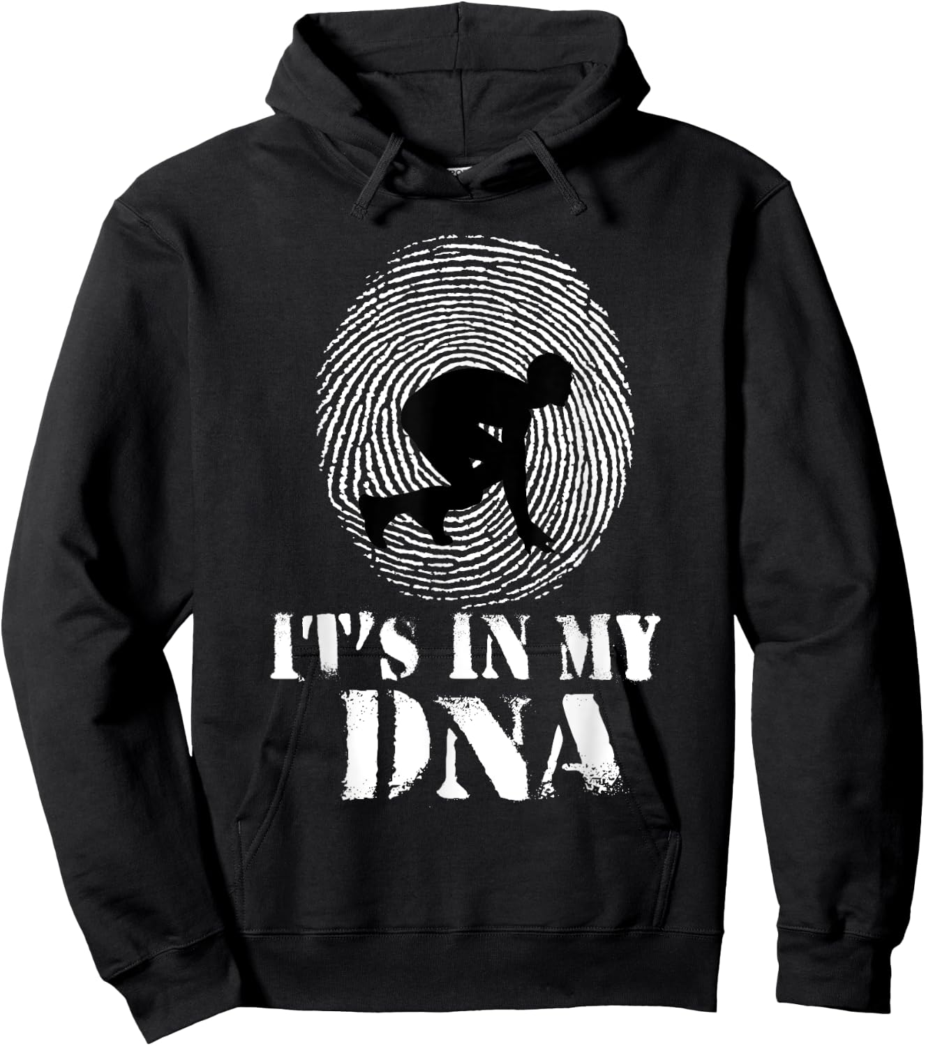 Running Sprint Track and Field It's in my DNA Hoodie - Hoodie | Black