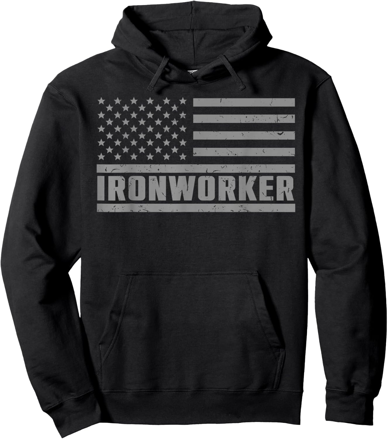 Iron Worker Ironwork Funny Ironworker Hoodie - Hoodie | Black