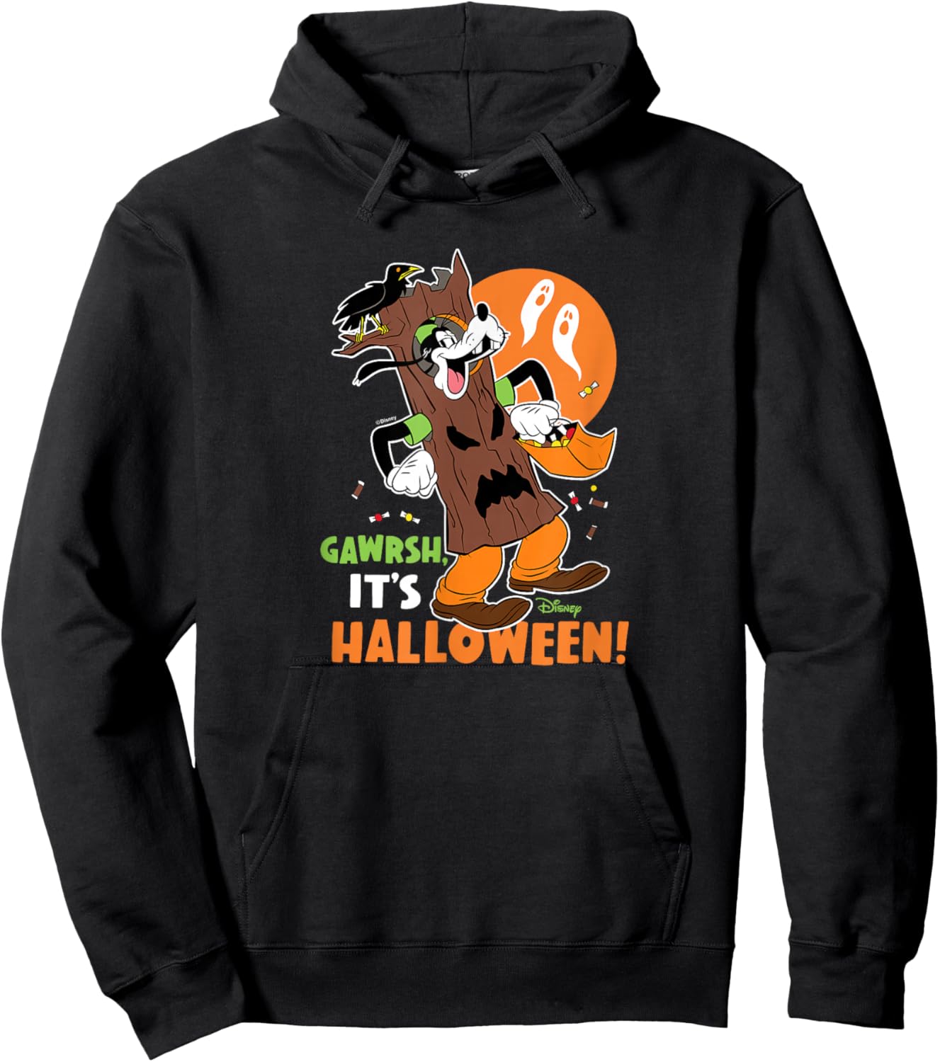 Disney - Goofy Gawrsh It's Halloween Hoodie - Hoodie | Black