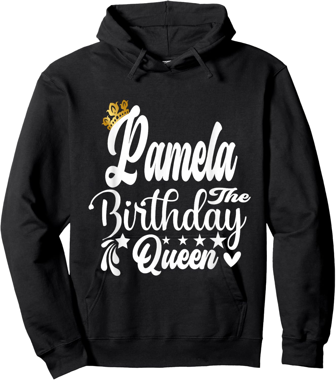 Pamela The Birthday Queen Happy Birthday Shirt Hoodie - Hoodie | Black