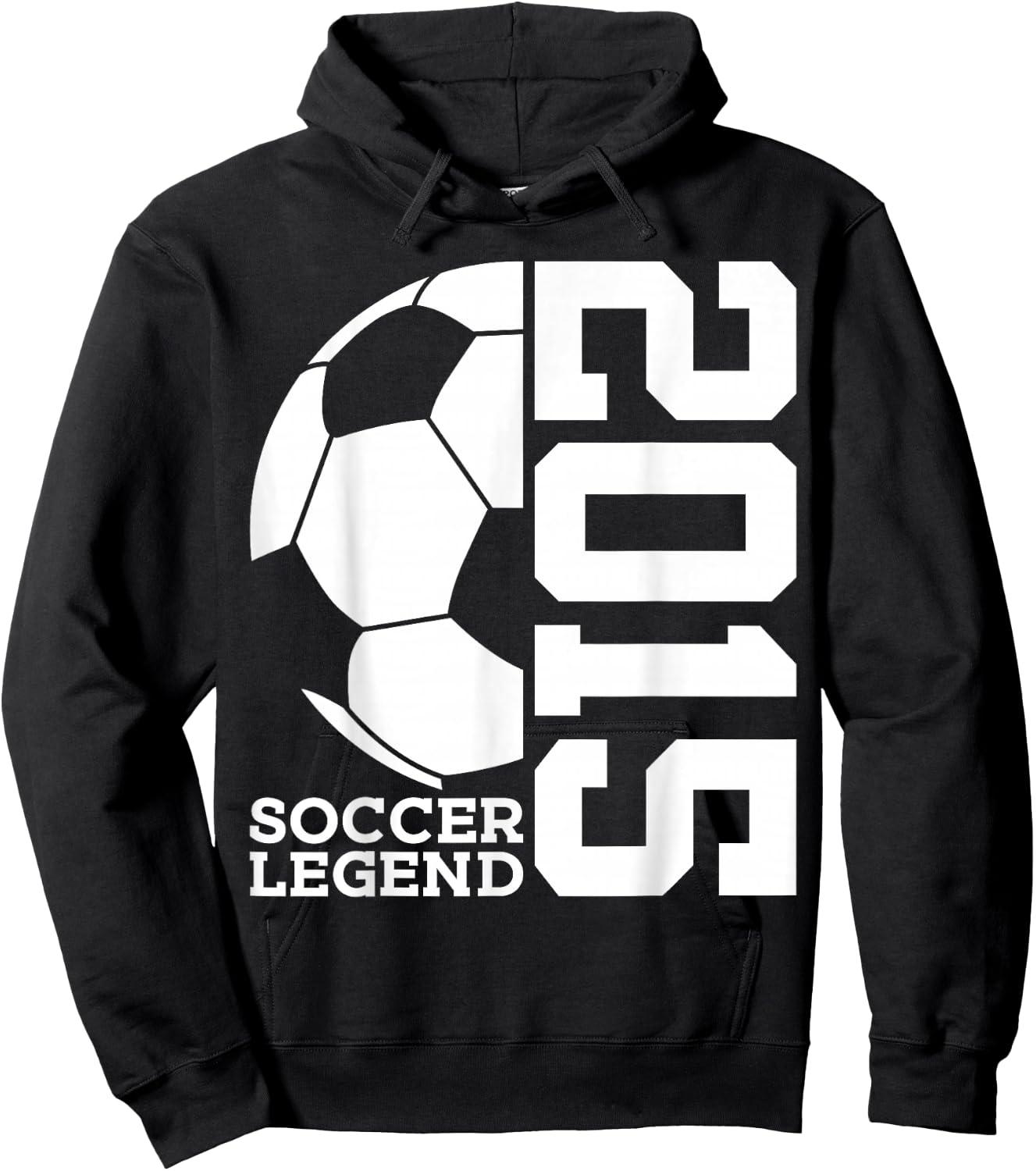 Soccer Legend 2015 11th Birthday Soccer Hoodie - Hoodie | Black