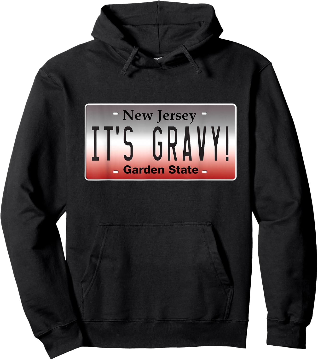 Its Gravy Funny Italian American Sauce NJ New Jersey Guido Hoodie - Hoodie | Black
