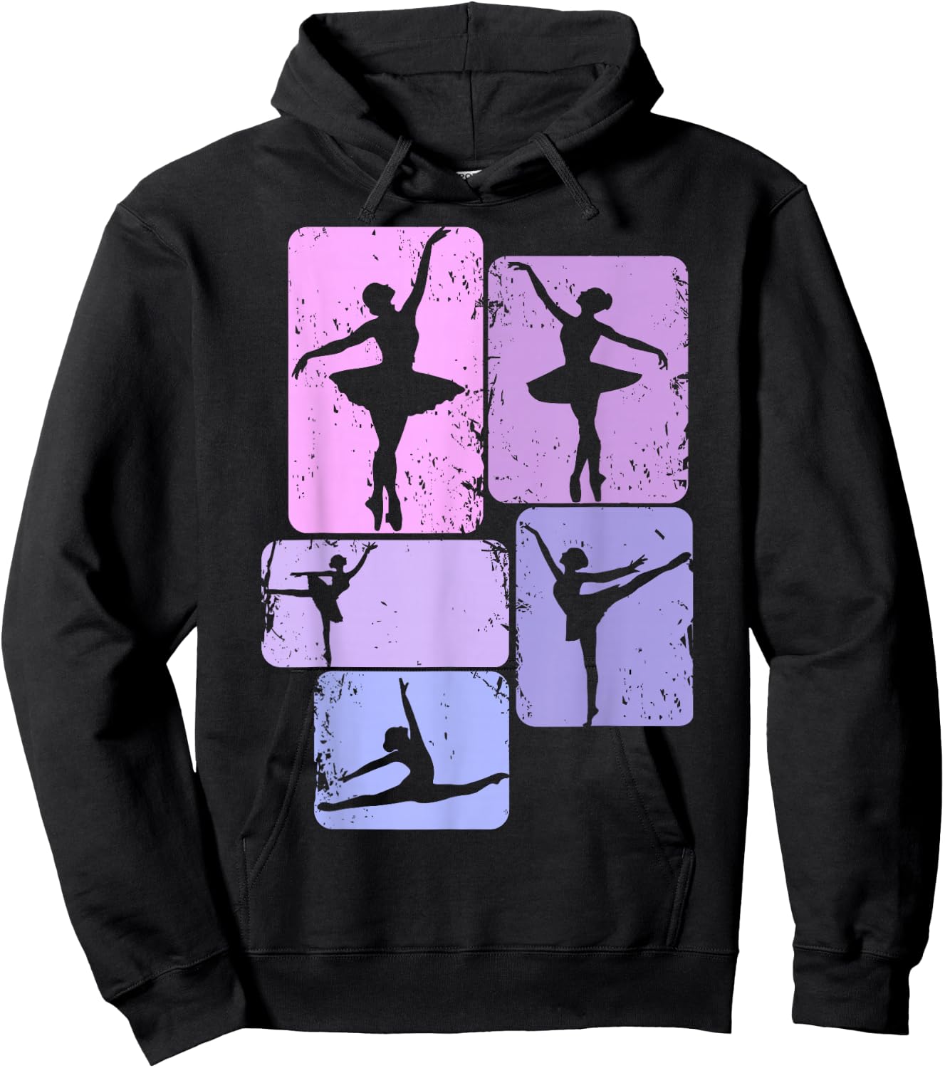 Ballerina Ballet Girls Women Children Hoodie - Hoodie | Black