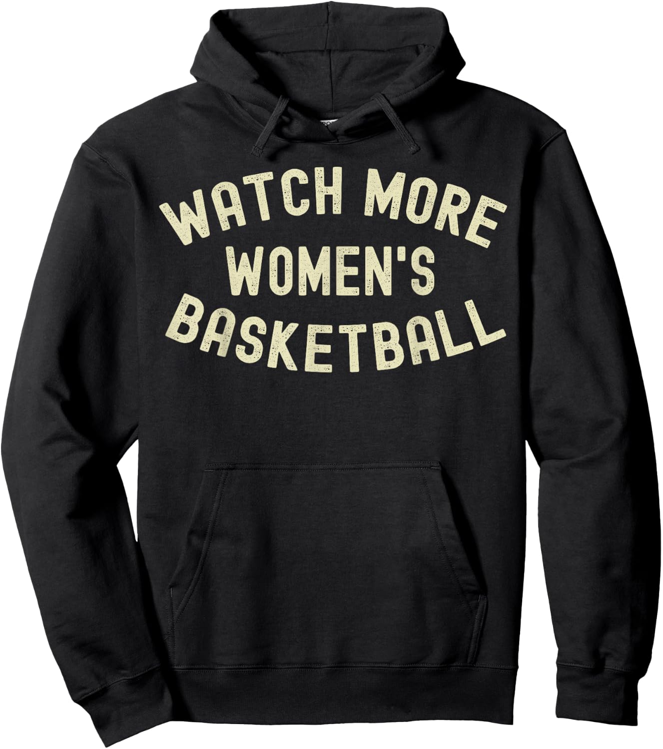 Watch More Women's Basketball Hoodie - Hoodie | Black