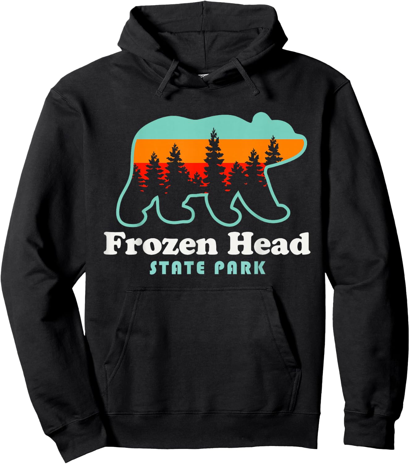 Frozen Head State Park Tennessee Wartburg TN Hoodie - Hoodie | Black