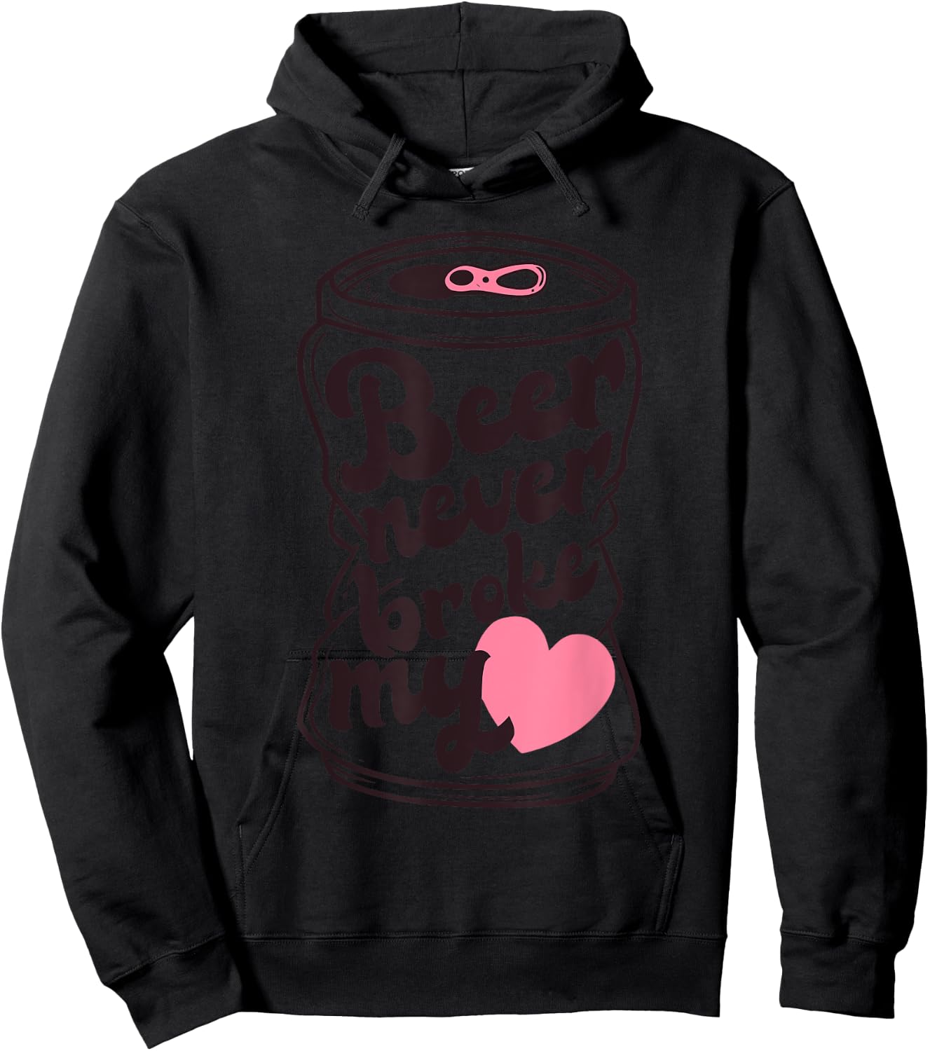 Beer Never Broke My Heart Apparel Hoodie - Hoodie | Black