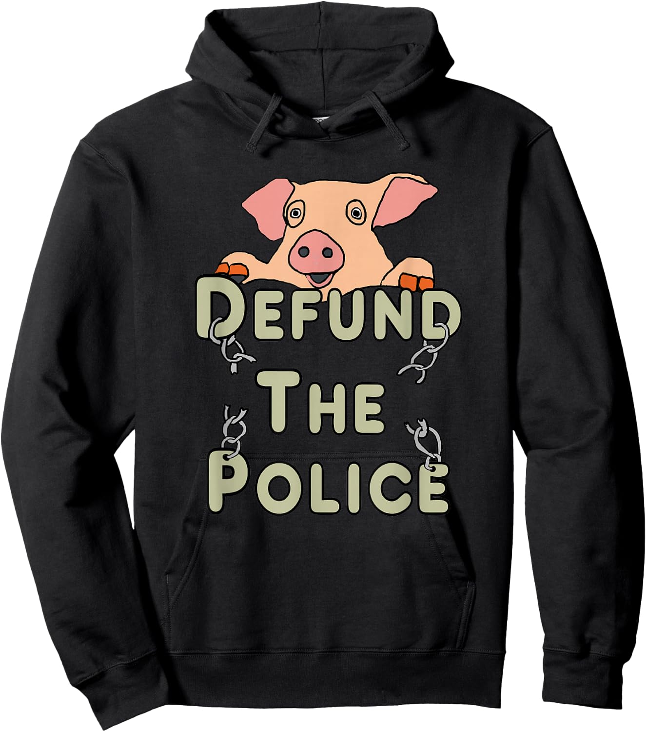 Defund The Police Hoodie - Hoodie | Black