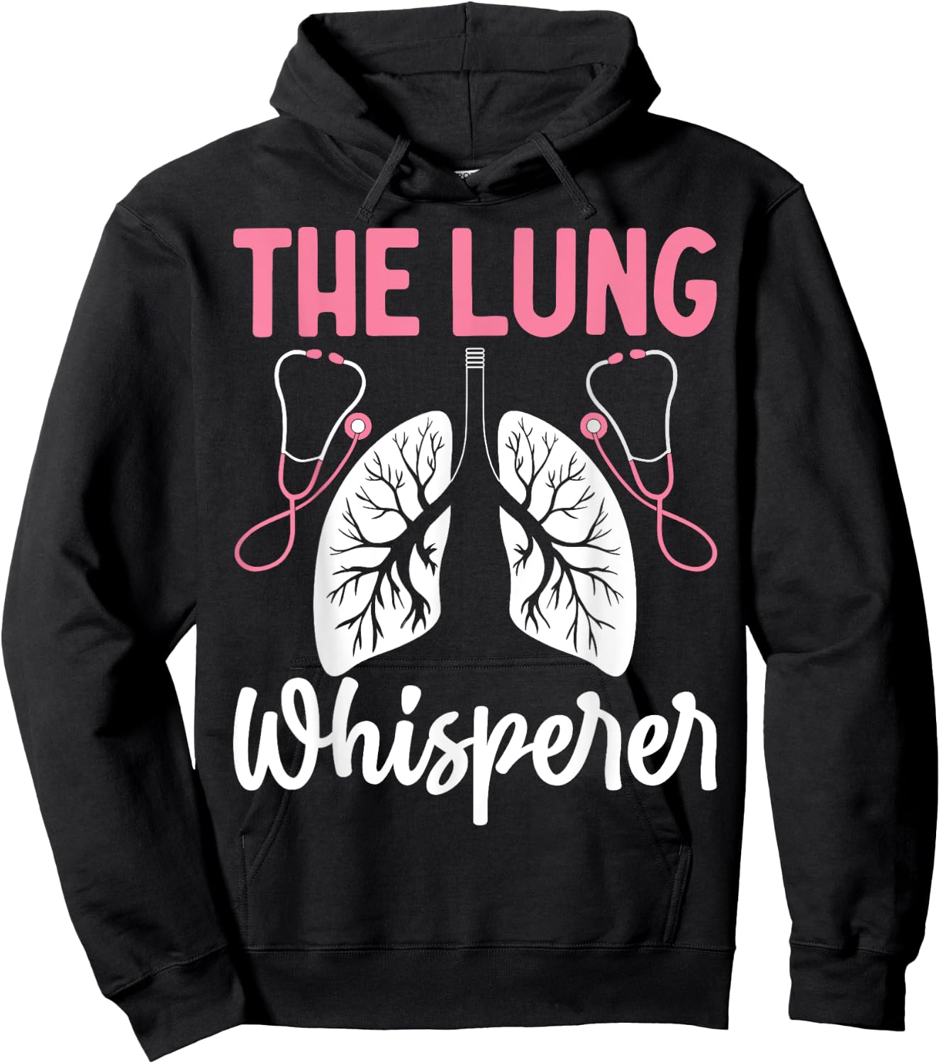 Rt Doctor Funny Respiratory Therapist the Lung Whisperer Hoodie - Hoodie | Black