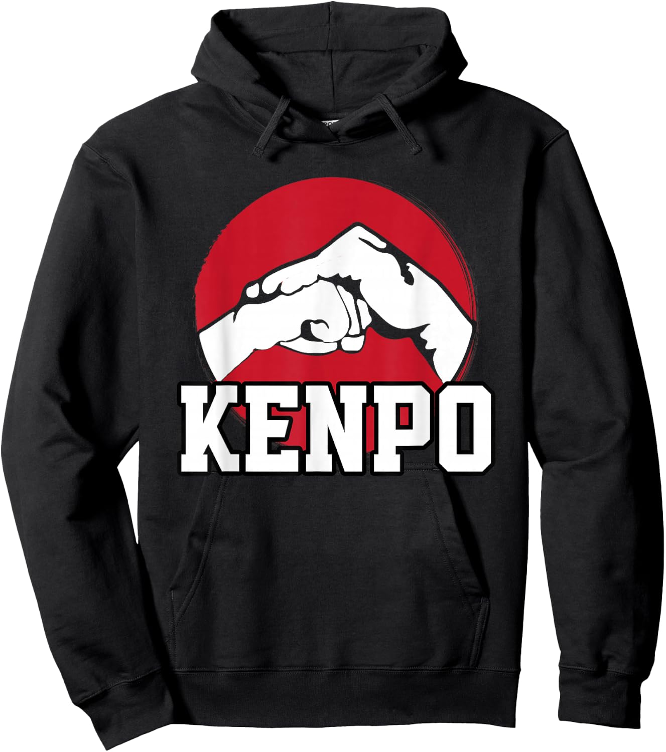 Great Kenpo Karate Fist Design Japanese Martial Art Hoodie - Hoodie | Black