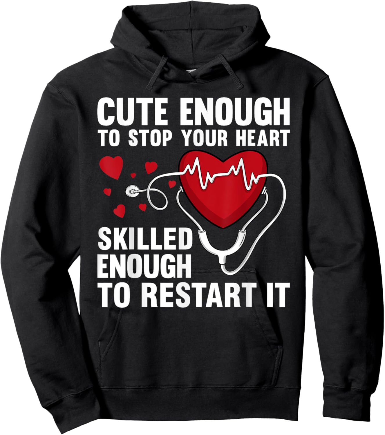 Cool Nurse Women Medical Assistant Nursing Aide CNA Hoodie - Hoodie | Black