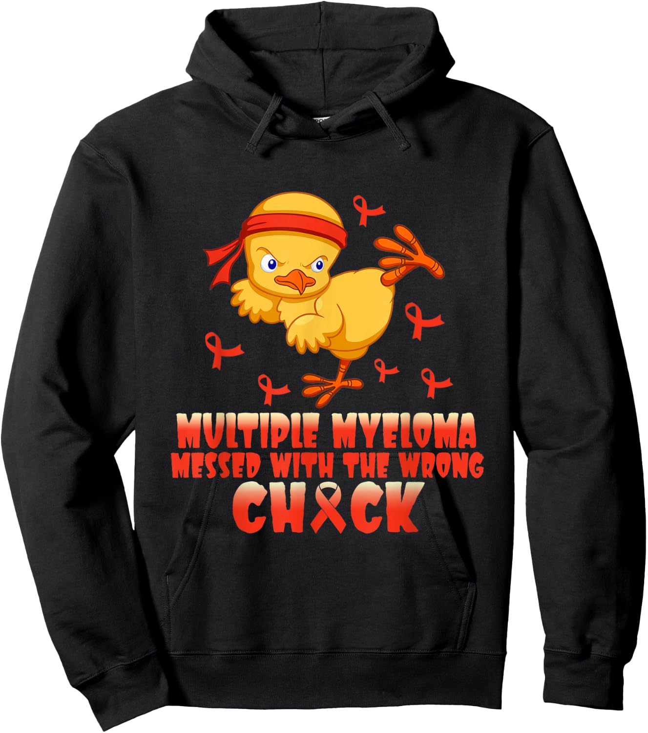 Multiple Myeloma Messed With The Wrong Chick Hoodie - Hoodie | Black