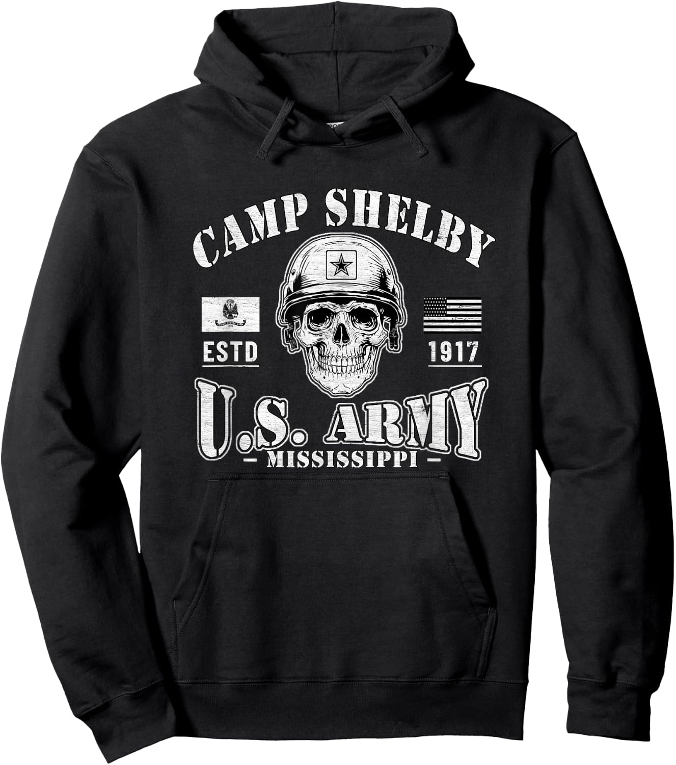 Camp Shelby Mississippi Military Base Gifts Hoodie - Hoodie | Black