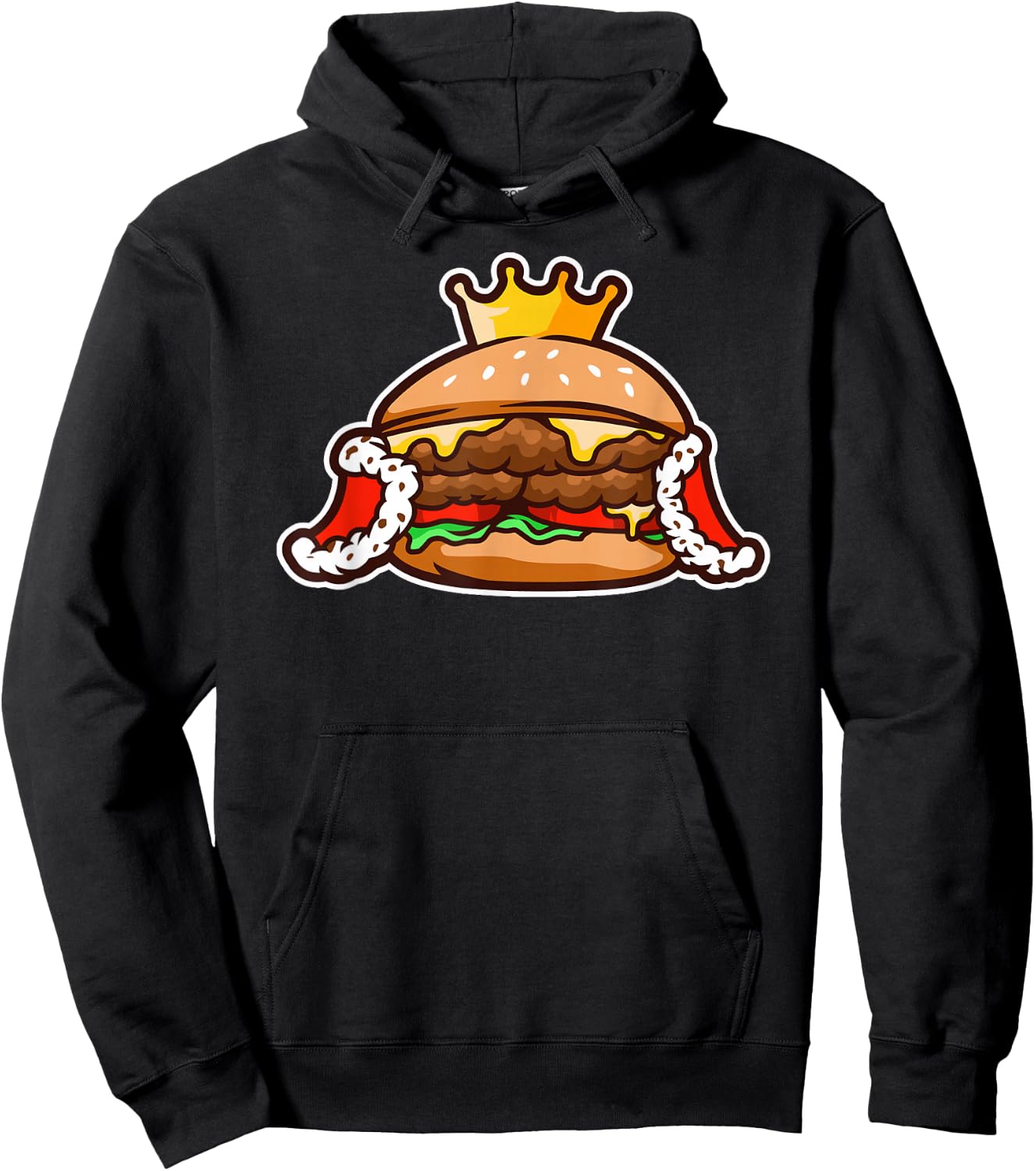 King Burger Hoodie - Hoodie | Black