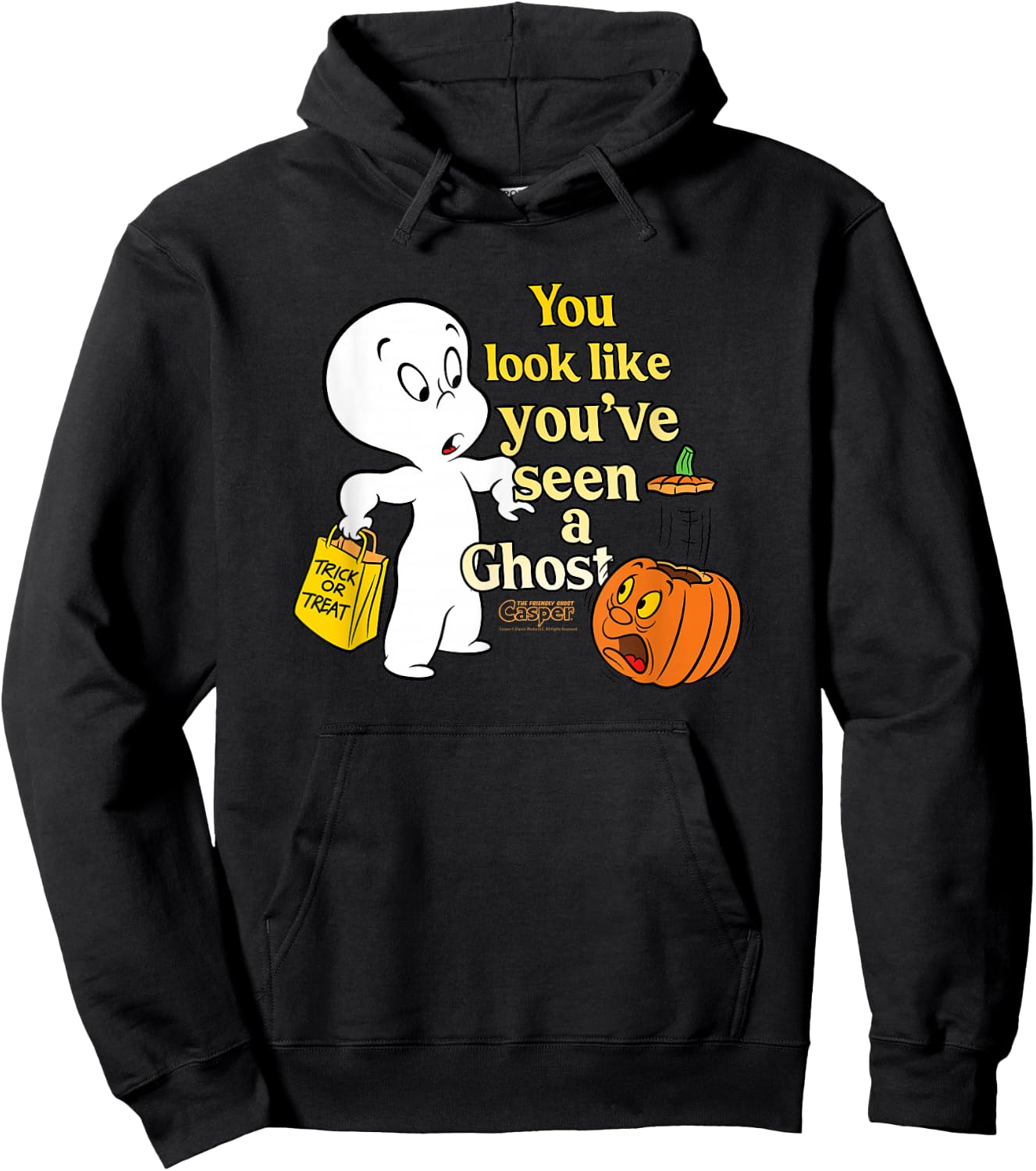 Casper the Friendly Ghost Halloween Like You've Seen a Ghost Hoodie - Hoodie | Black