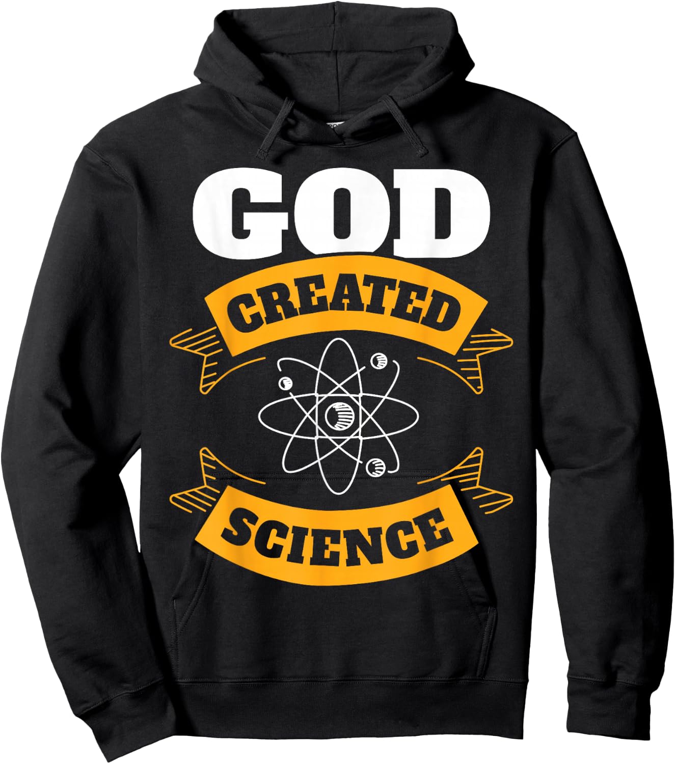 God Created Science - Christian Hoodie - Hoodie | Black