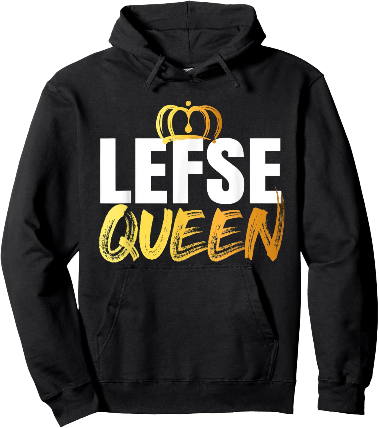 Lefse Queen Hoodie - Hoodie | Black
