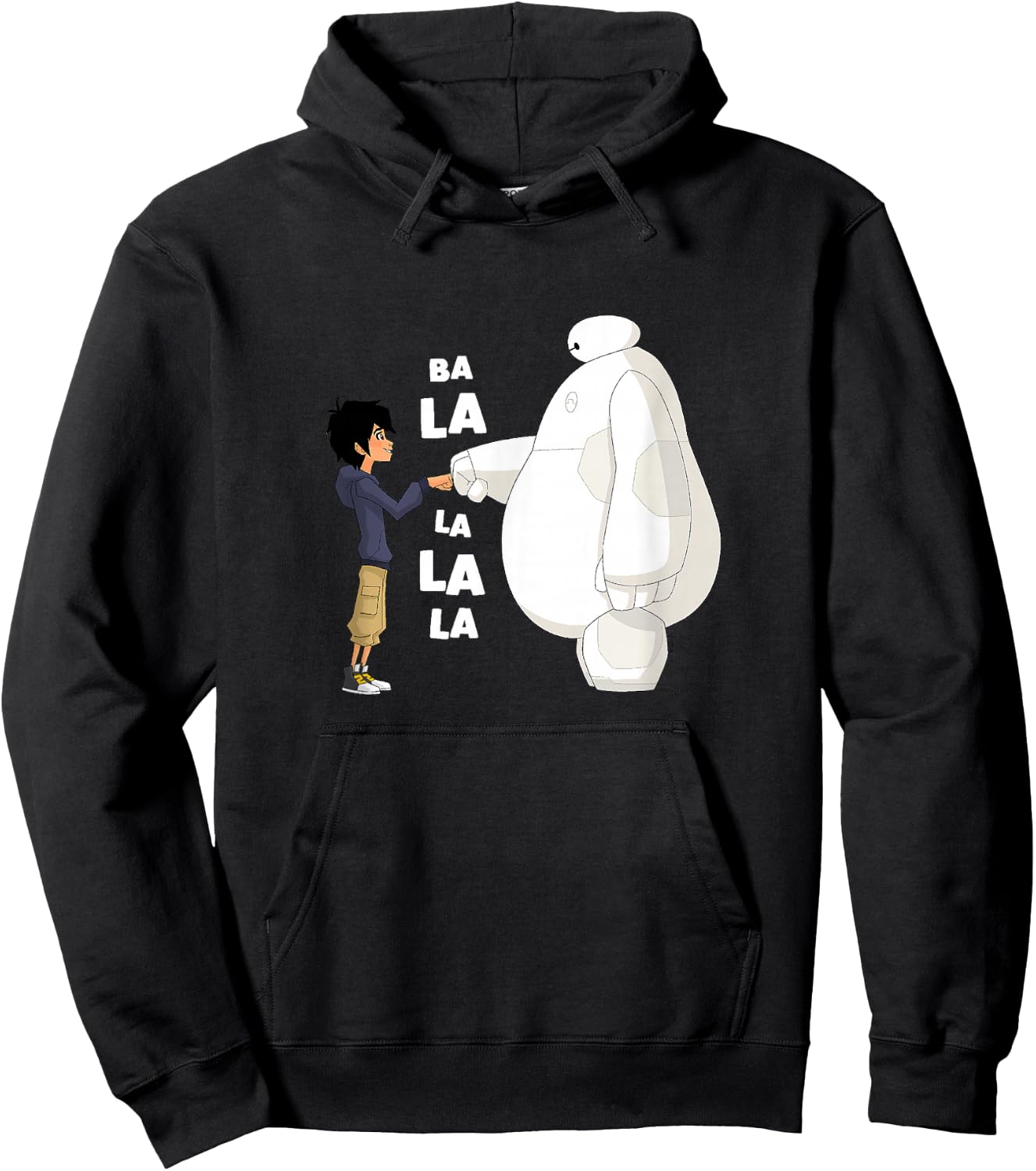 Big Hero 6 - Fist Bump Ba La La La La Hoodie - Hoodie | Black
