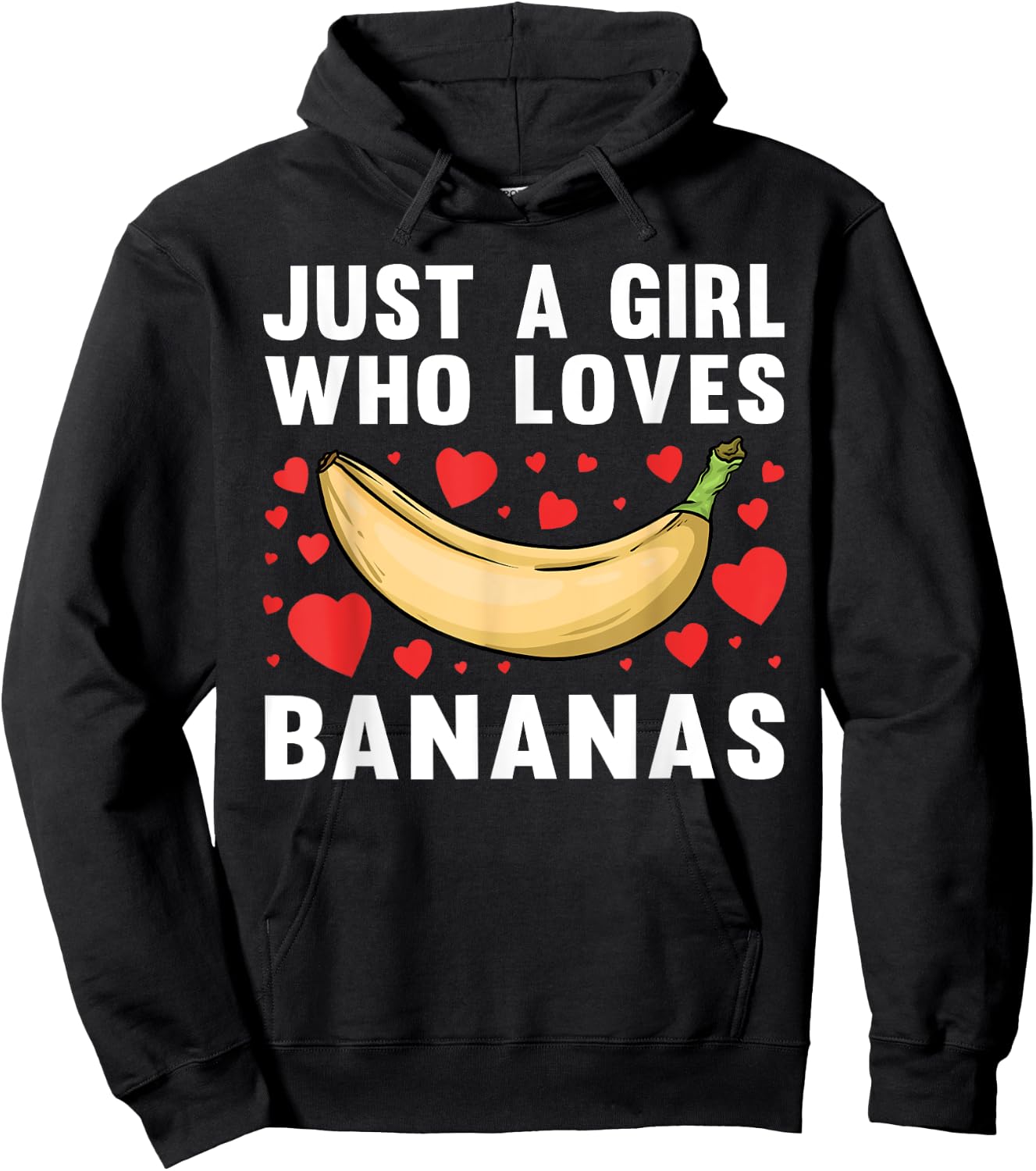 Cool Banana Girls Bananas Fruit Lover Farmer Food Hoodie - Hoodie | Black