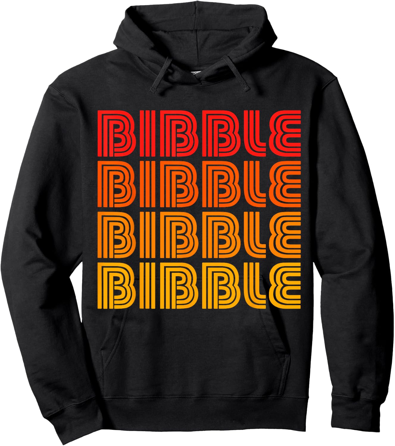 Bibble Funny Weird Odd Repeating Old Timey Word Dad Joke Tip Hoodie - Hoodie | Black