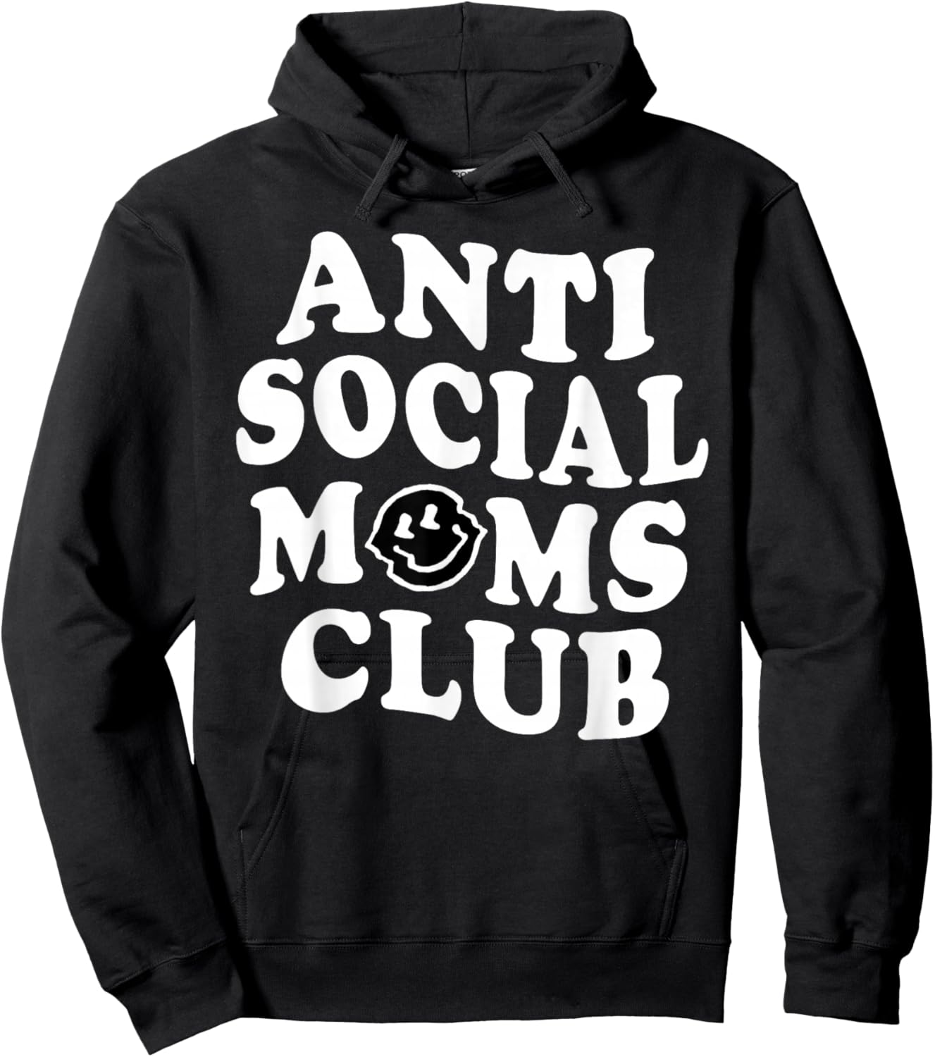 Anti Social Mom Club, Antisocial Mom Life Hoodie - Hoodie | Black