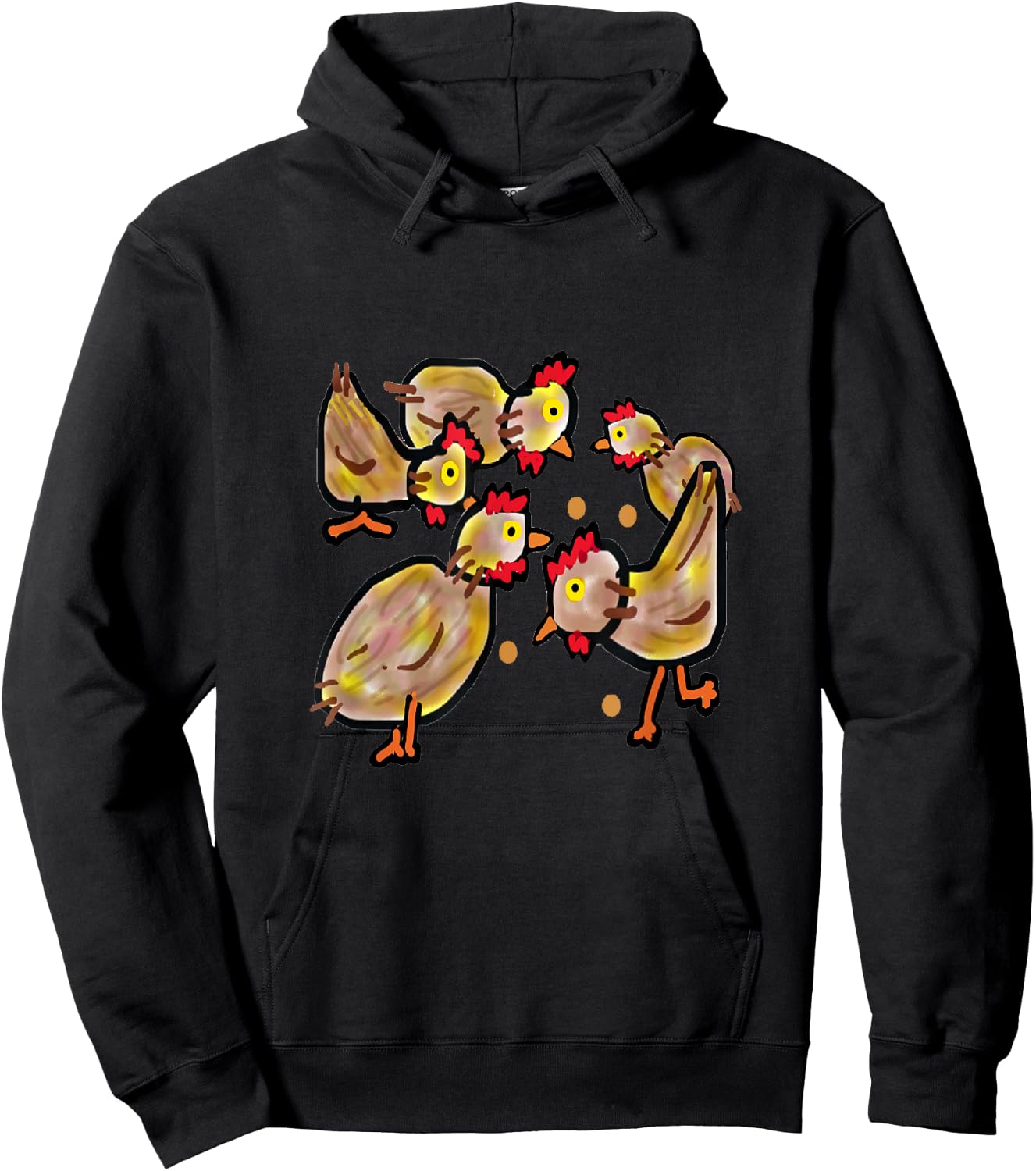 Chickens Hoodie - Hoodie | Black