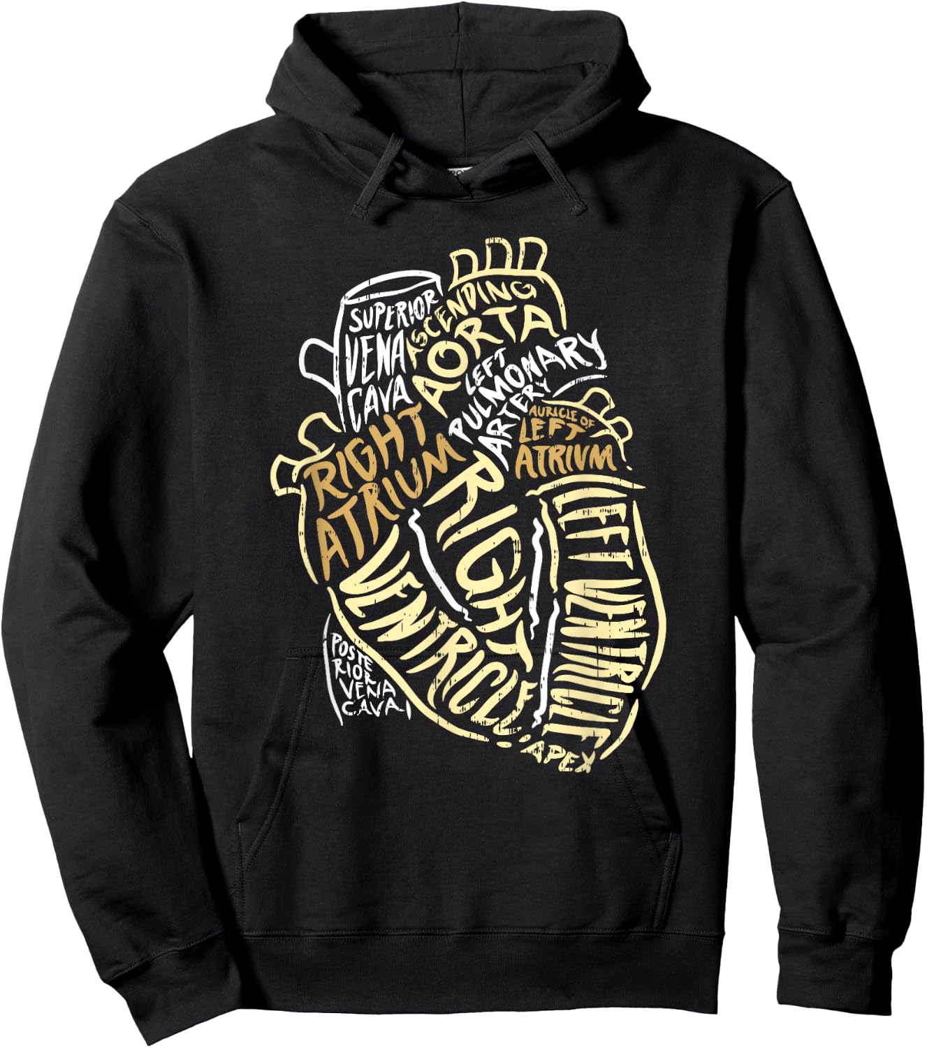 Heart Specialist Anatomy Doctor Medical Biology Organ Artery Hoodie - Hoodie | Black