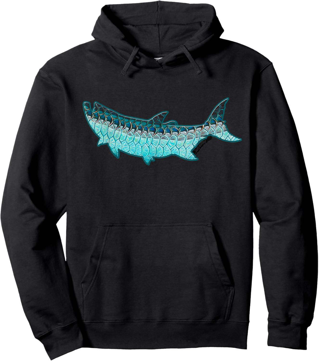 Tarpon Flank Derek DeYoung Novelty Fishing Gift Hoodie - Hoodie | Black