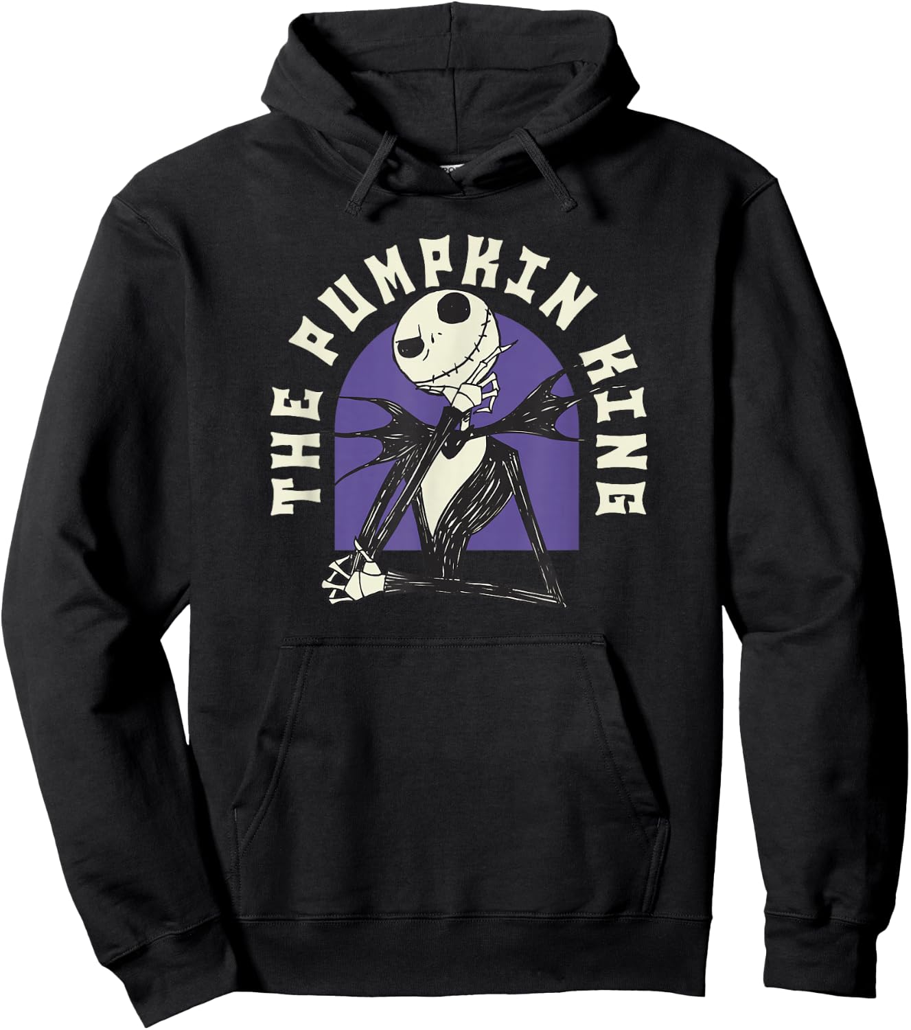 Disney The Nightmare Before Christmas Jack The Pumpkin King Hoodie - Hoodie | Black