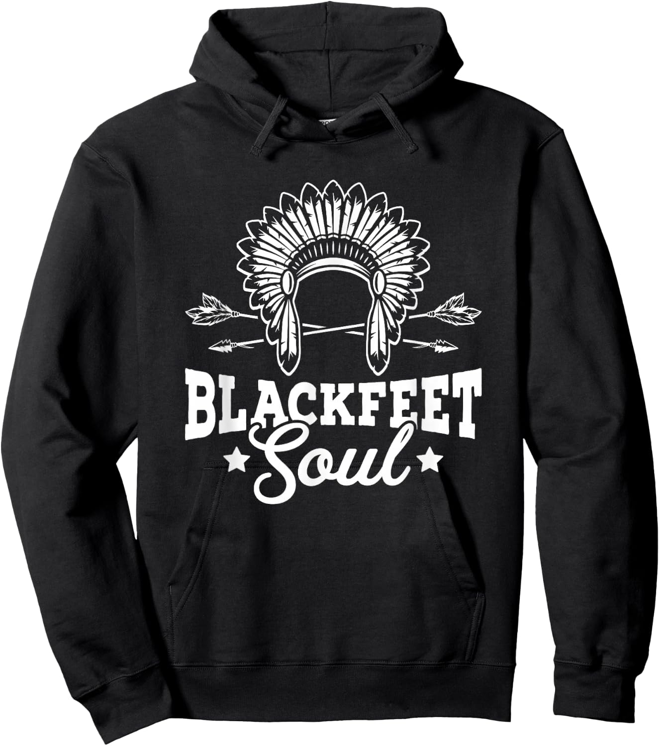 Blackfeet Soul Native Pride American Indian Tribe Blackfeet Hoodie - Hoodie | Black