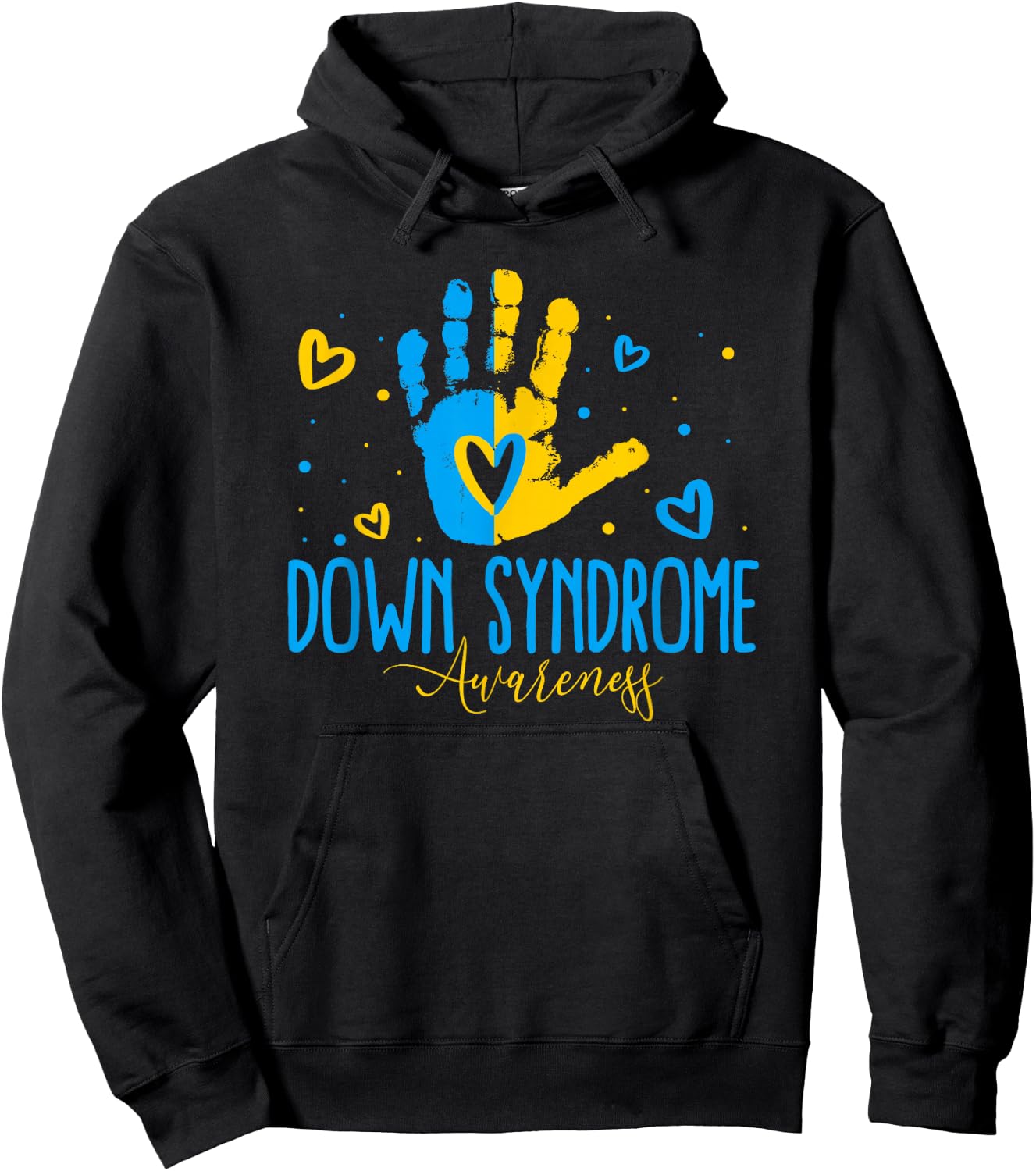 World Down Syndrome Day Down Syndrome Awareness Hoodie - Hoodie | Black