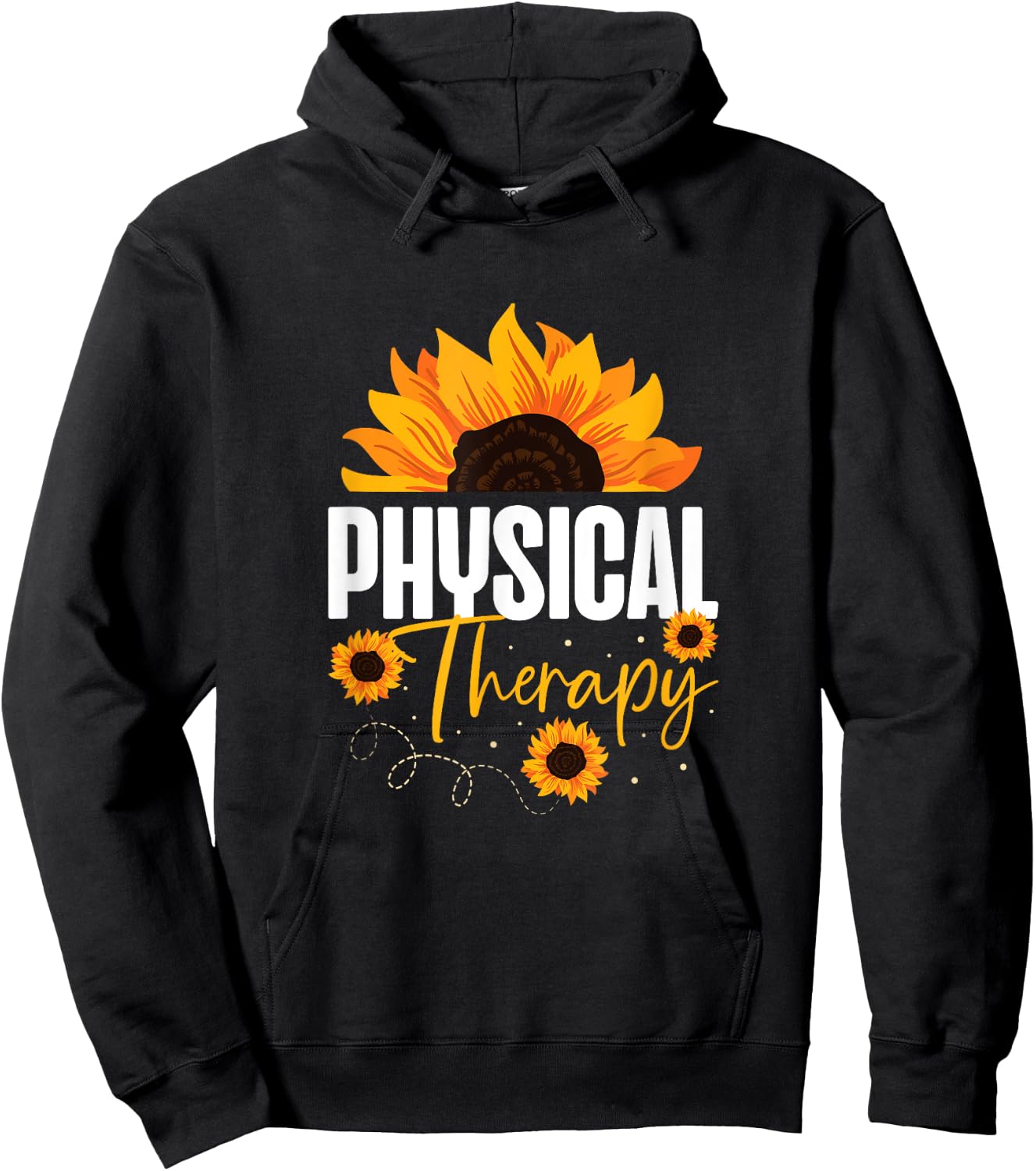 Flower Physiotherapist Flower Physiotherapy Hoodie - Hoodie | Black
