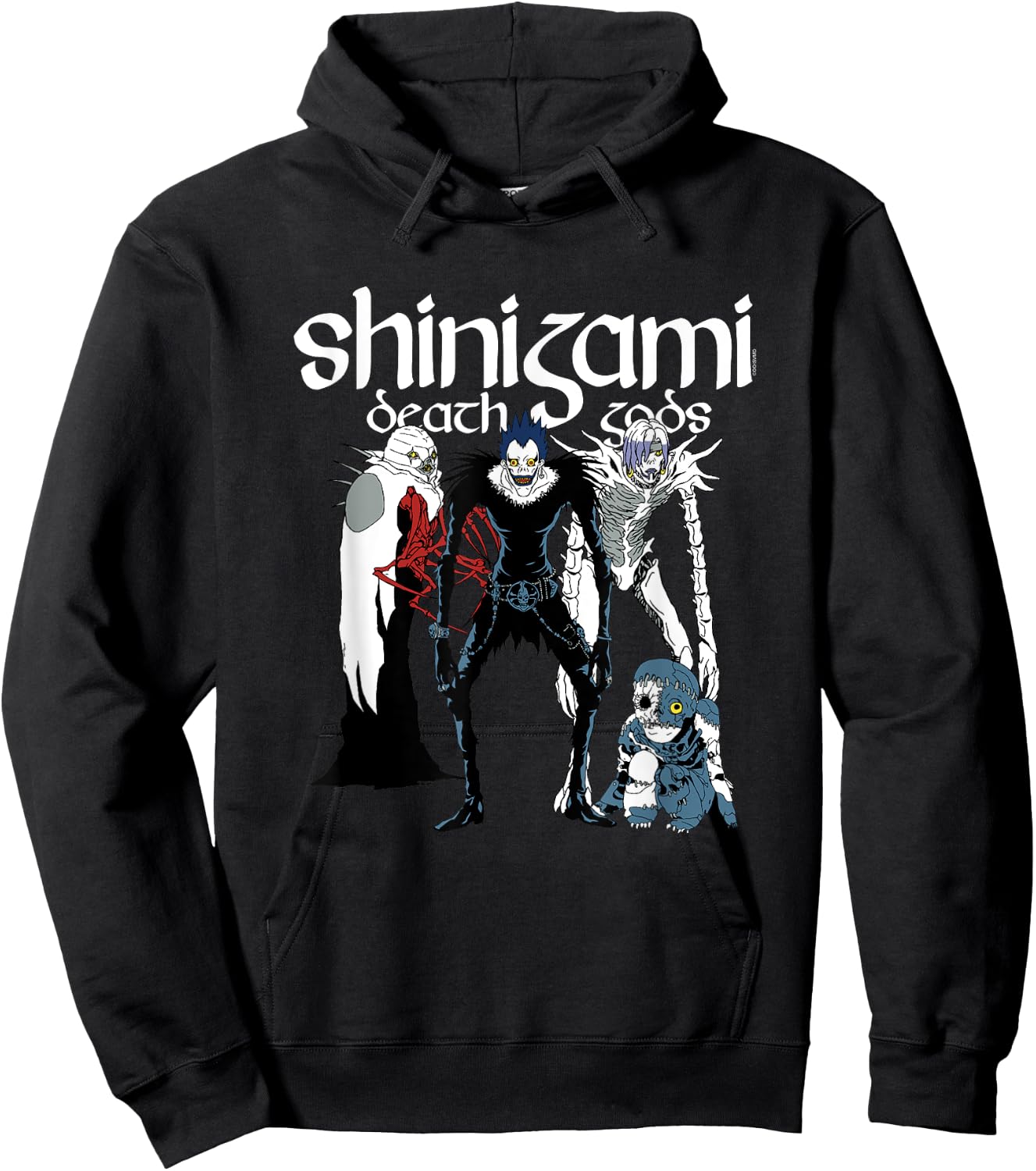 Death Note Shinigami Character Group Anime Hoodie - Hoodie | Black