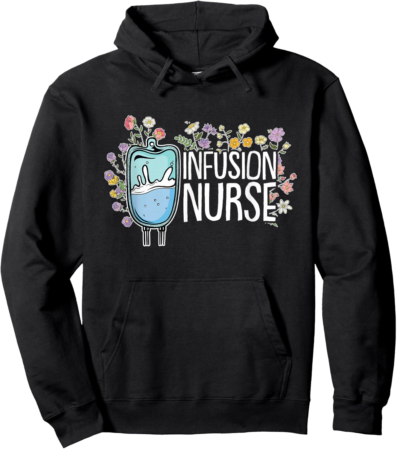 Infusion Nurse Hoodie - Hoodie | Black