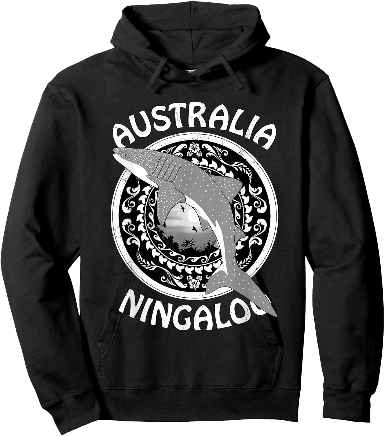 Whale Shark Ningaloo Australia Hoodie - Hoodie | Black