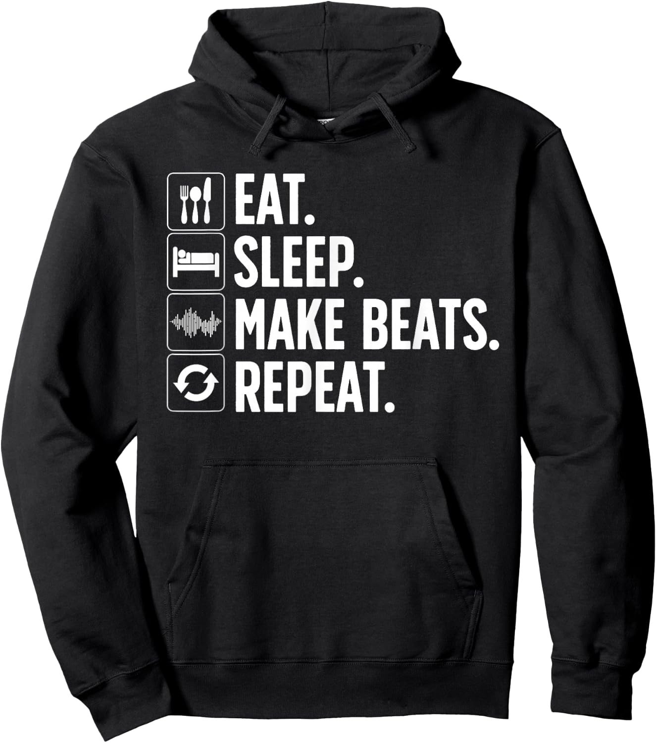 Cool Music Producer Women DJ Beatmaker EDM Musician Hoodie - Hoodie | Black