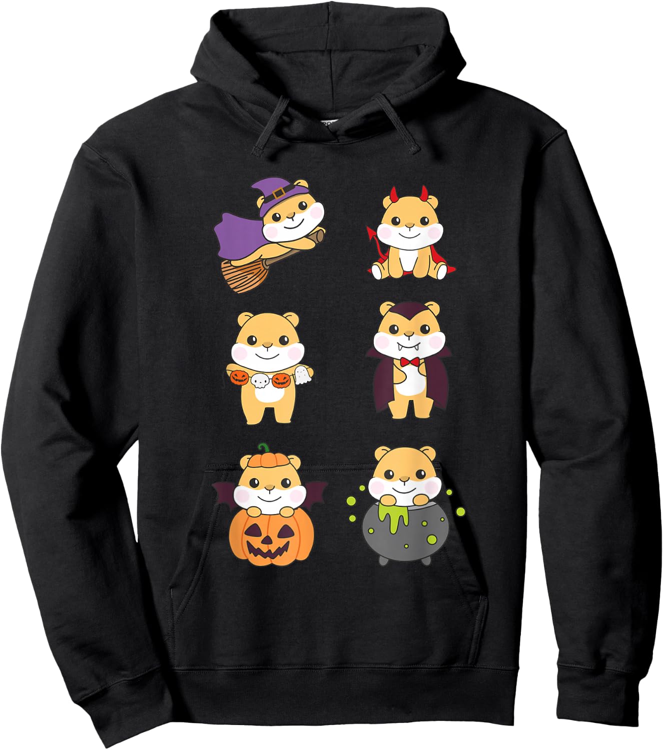 Hamster Halloween Costume Hamster Halloween Hoodie - Hoodie | Black