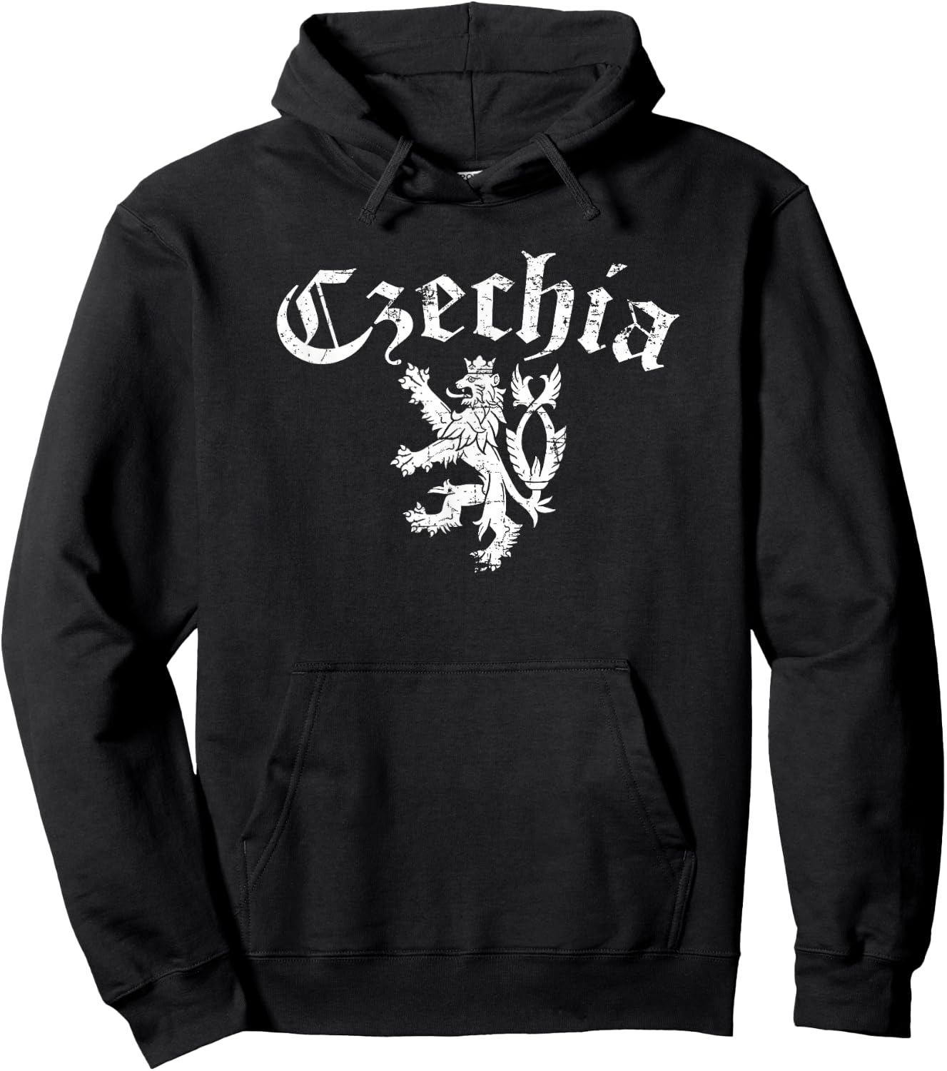 Cesko Czechia Lion Symbol Czech Republic Pride Hoodie - Hoodie | Black