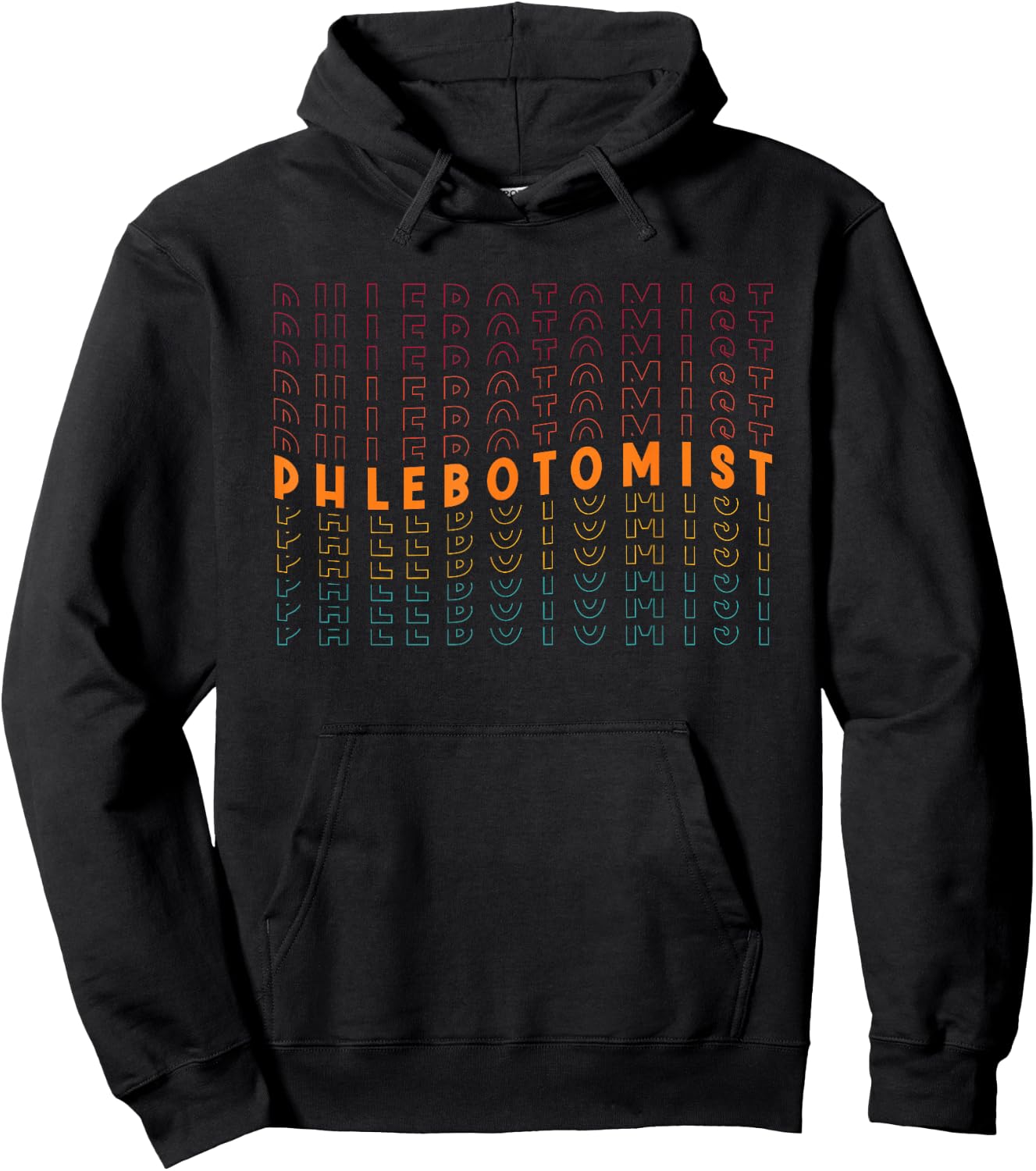 Phlebotomist | Vein Blood Syringe | Phlebotomy Technician Hoodie - Hoodie | Black
