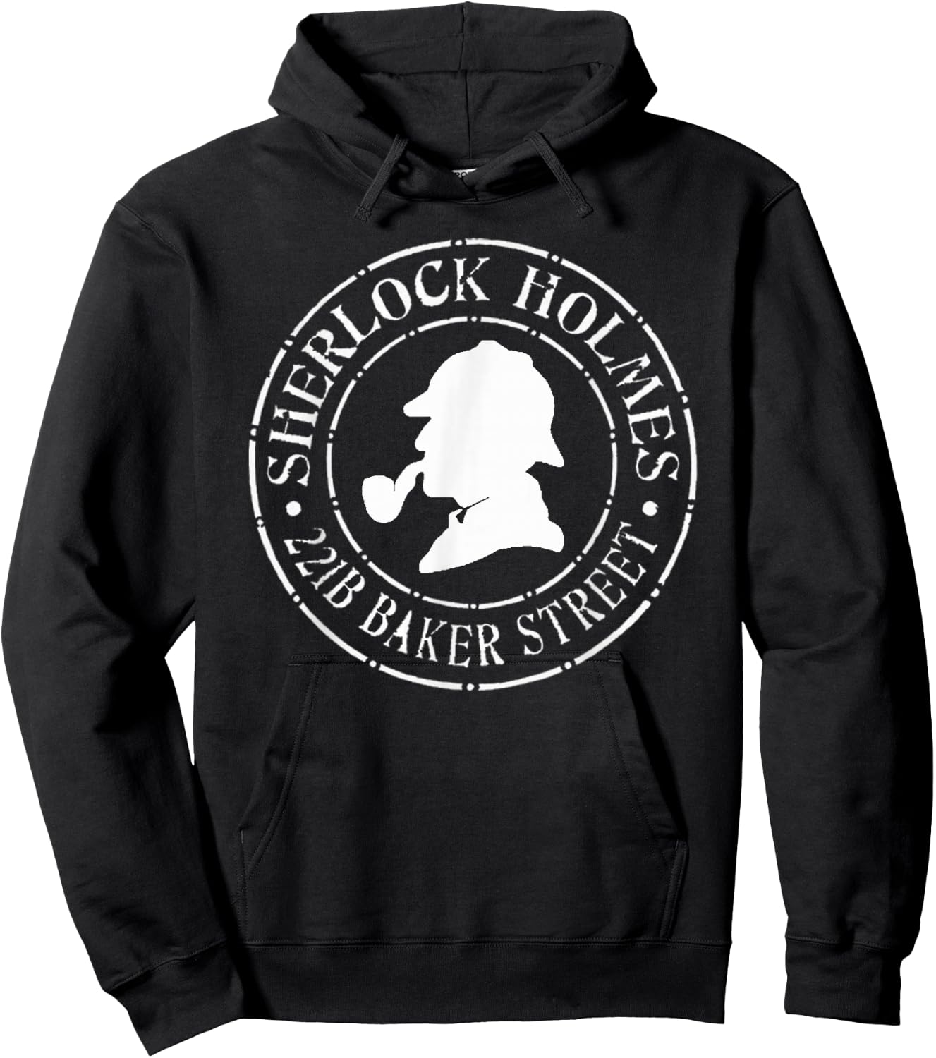Sherlock Holmes Quotes 221B Baker St. British Detective Hoodie - Hoodie | Black