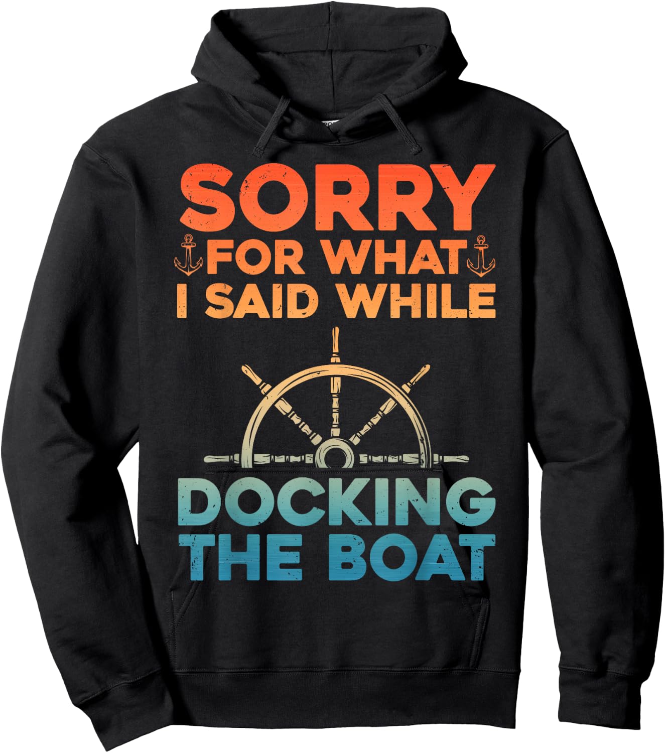 Funny Boating Women Docking The Boat Captain Boater Hoodie - Hoodie | Black