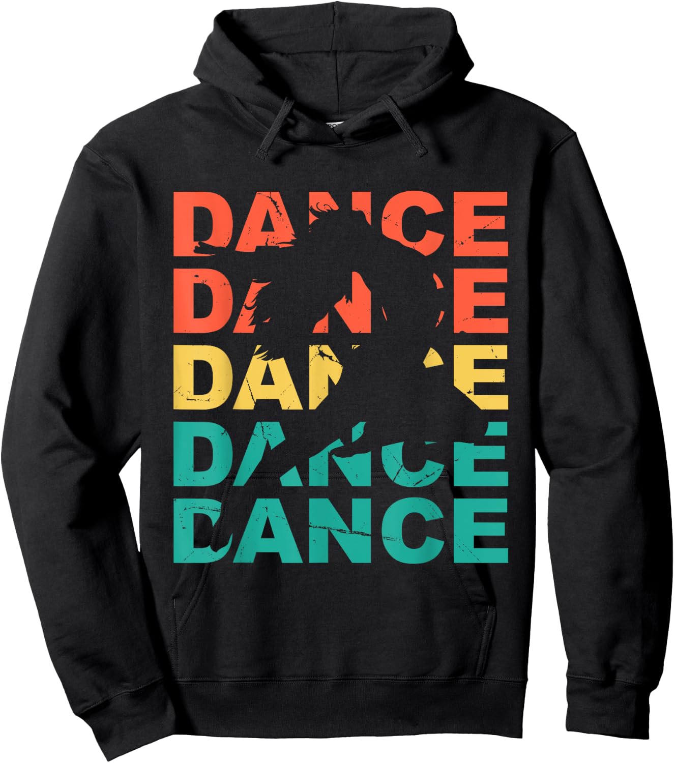 Retro Vintage Dancing For Dancers Hoodie - Hoodie | Black
