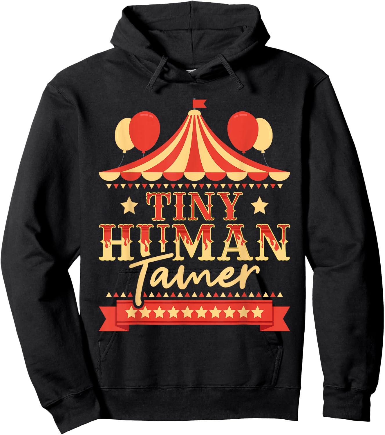 Tiny Human Tamer - Circus Birthday Party Circus Costume Small Hoodie - Hoodie | Black